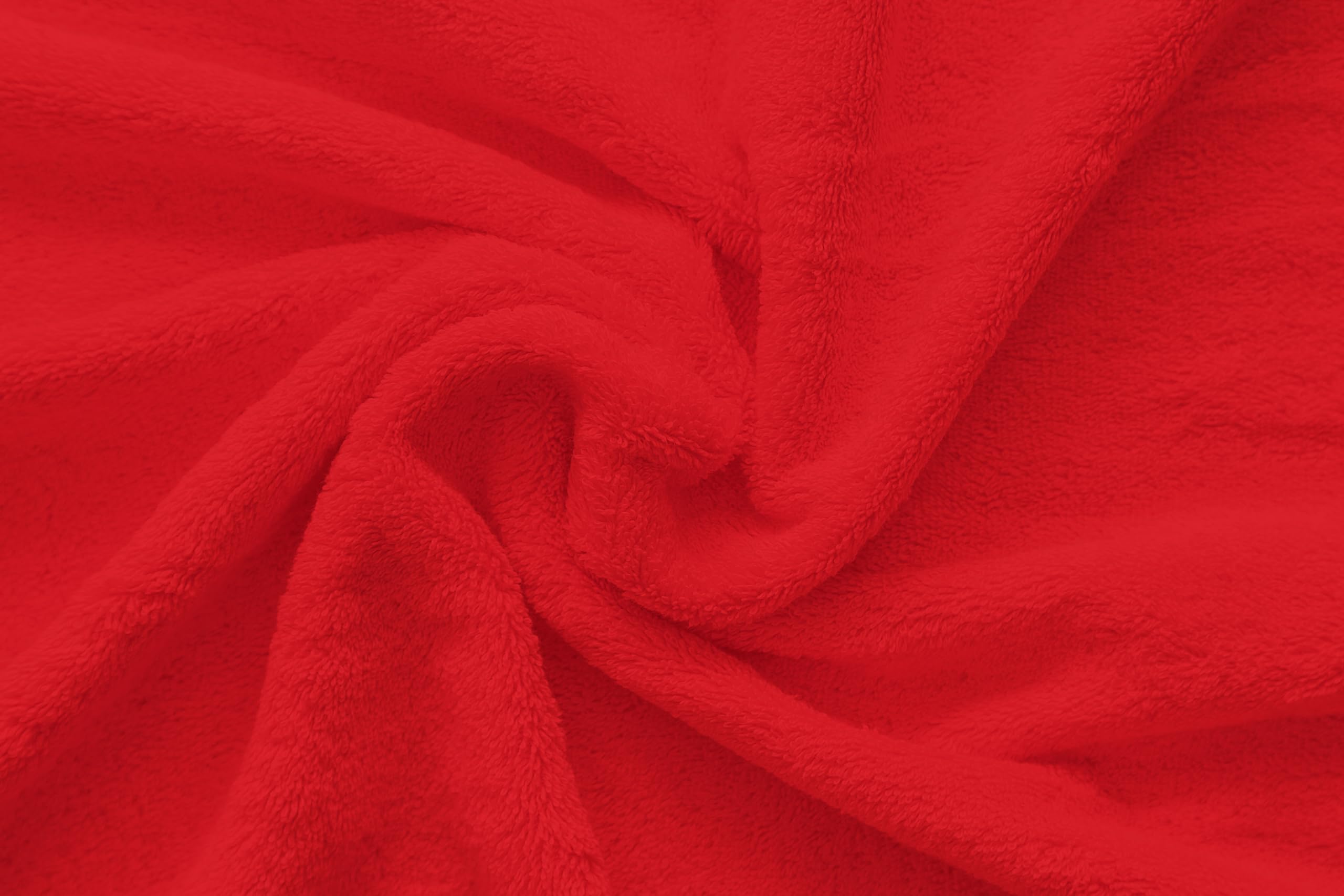 Premium 100% Cotton Turkish Bath Towels - 4 Pack Extra Large (27x54 Inches) - Ultra Soft & Absorbent for Spa, Bathroom & Beach - Red - Prime Eligible - Clearance Sale