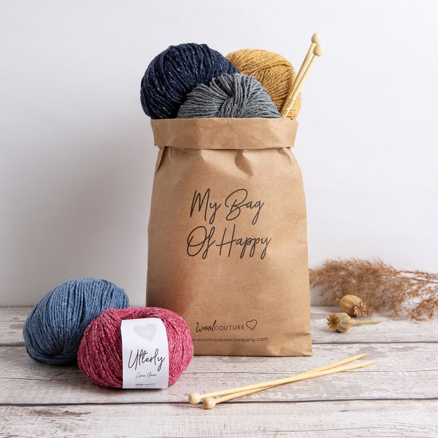 Rainbow Cushion Knitting Kit - DIY Knitting Supplies for Beginners, Soft Yarn & Needles Included - Perfect for Home Decor, Gifts & Relaxation