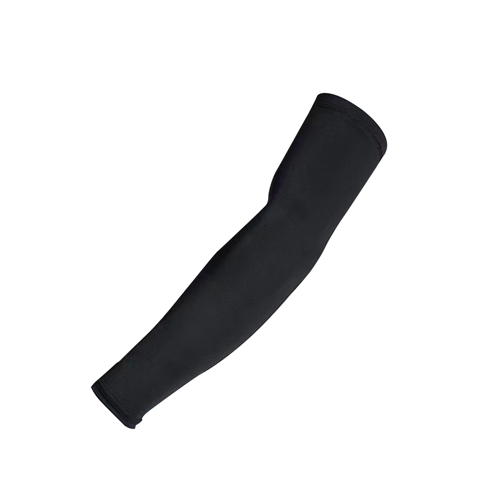 Qialexicon Basketball Arm Sleeves - Non-Slip Compression Arm Support for Men & Women - Protective Elbow Guard for Running, Golf, Cycling & Sports - Black - Perfect for Workouts, Training & Outdoor Activities