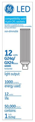 GE Lighting 96761 LED Light Bulb - 12W (100W Equivalent) - 1000 Lumens - Daylight White (5000K) - Energy Saving Light Bulbs - 6 Pack - Perfect for Home, Office and Commercial Lighting