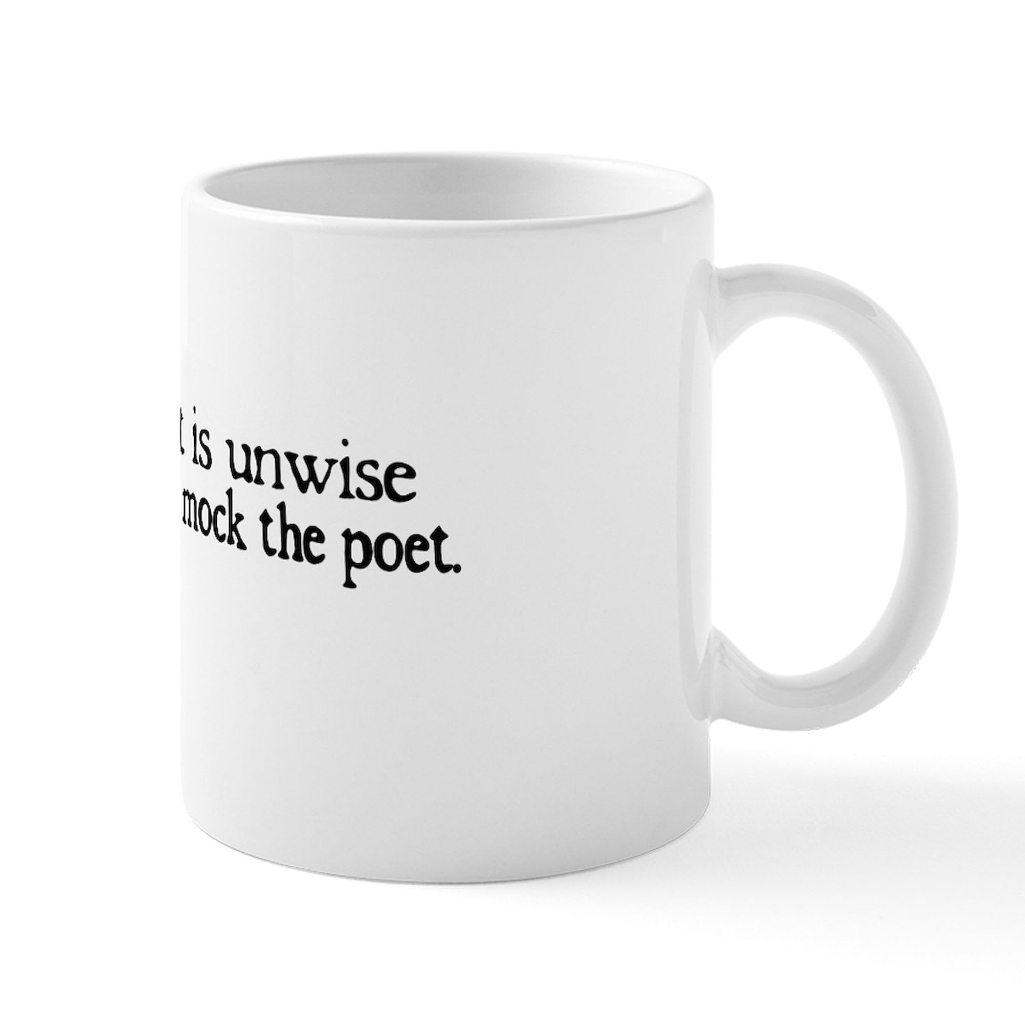 11 oz (325 ml) Ceramic Coffee Mug with Inspirational Poet Design - Perfect for Tea, Hot Chocolate & Office Use - Great Gift for Writers & Book Lovers