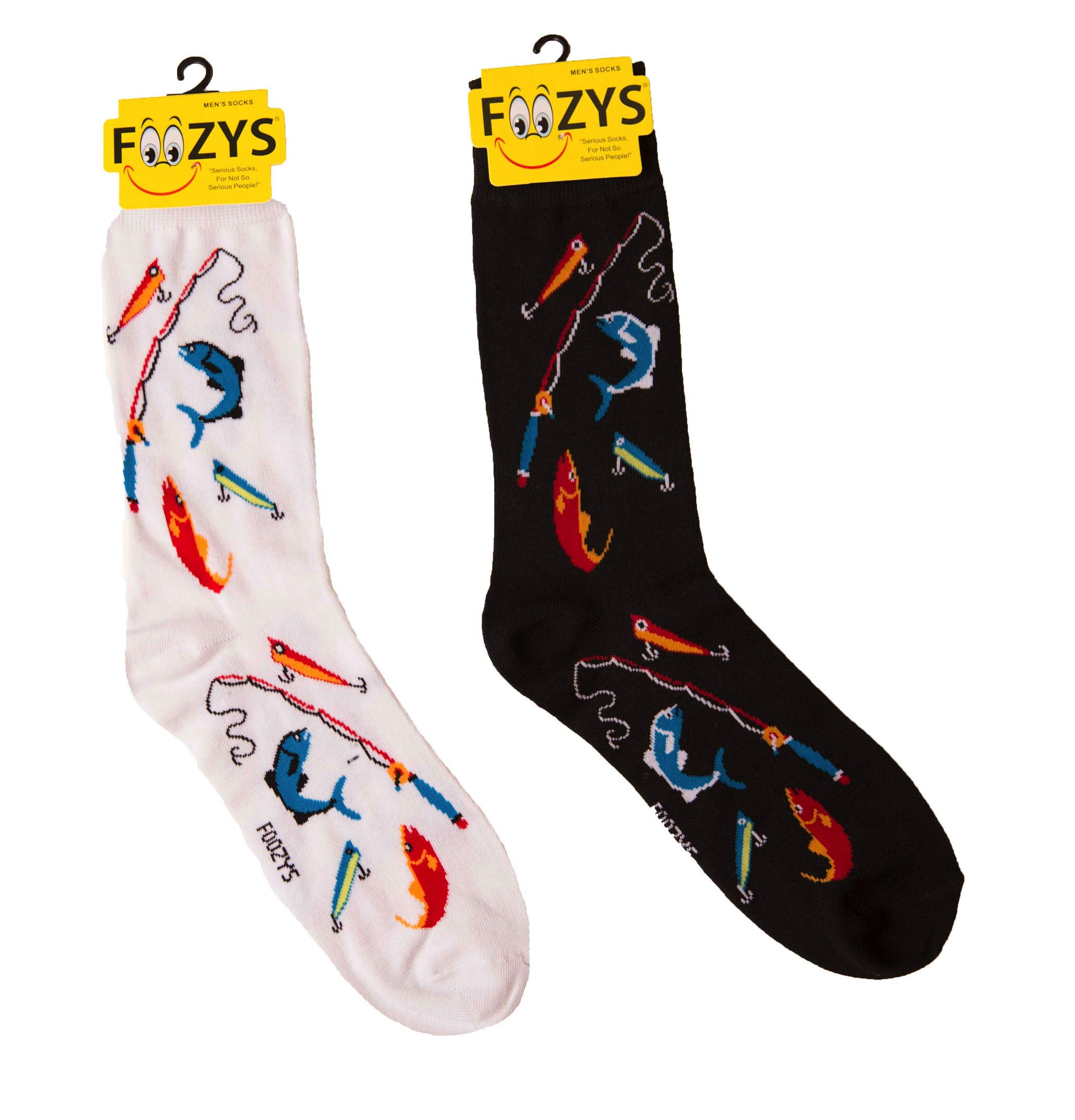 Foozys Men's Fun Crazy Cool Sports Themed Novelty Crew Socks - Perfect for Basketball, Baseball & Football Fans - Great Gift for Sports Lovers & Game Day Outfits