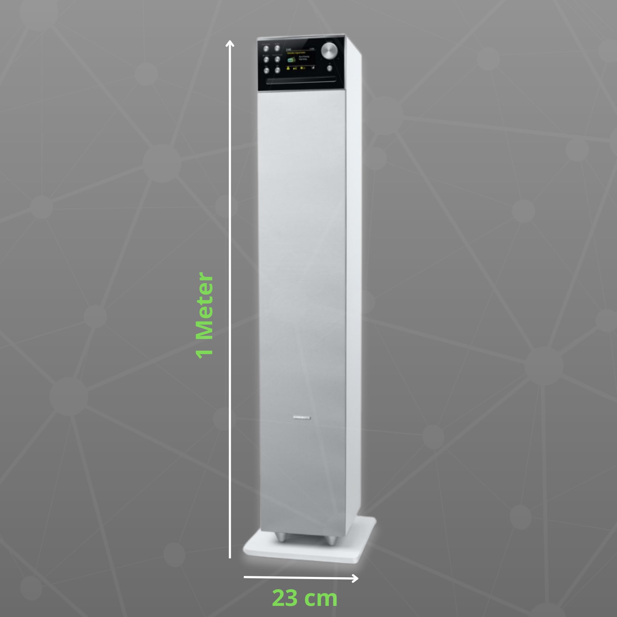 MUSE Column Speaker M-1380 DBTW - High-Quality Bluetooth Tower Speaker for Home Theater, Party & Outdoor Events - Premium Sound System with Deep Bass & Wireless Connectivity