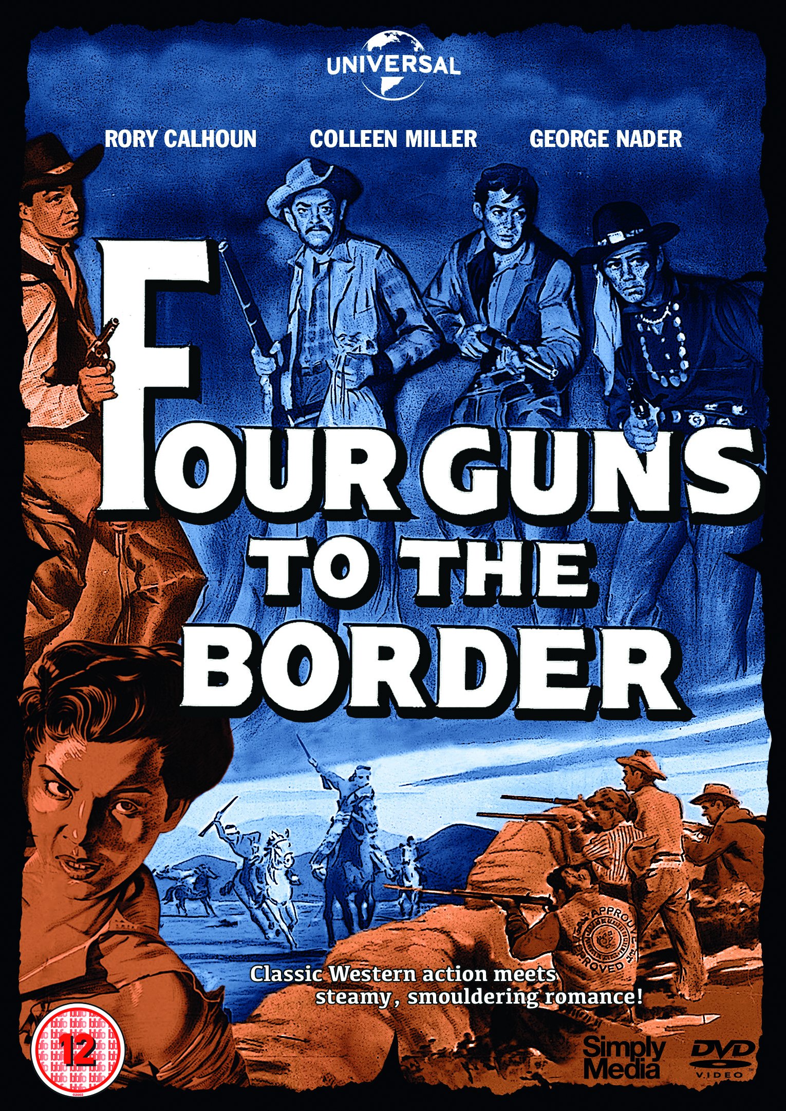 Four Guns to the Border [DVD] - Classic Western Movie - Action & Adventure Film - Perfect for Movie Nights & Western Fans