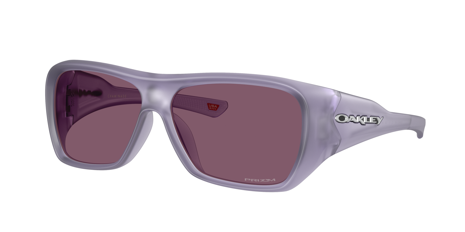 CHAMINADE Matte Transparent Lilac / Prizm Indigo Sunglasses - UV Protection & Polarized Lenses for Outdoor Sports & Driving
