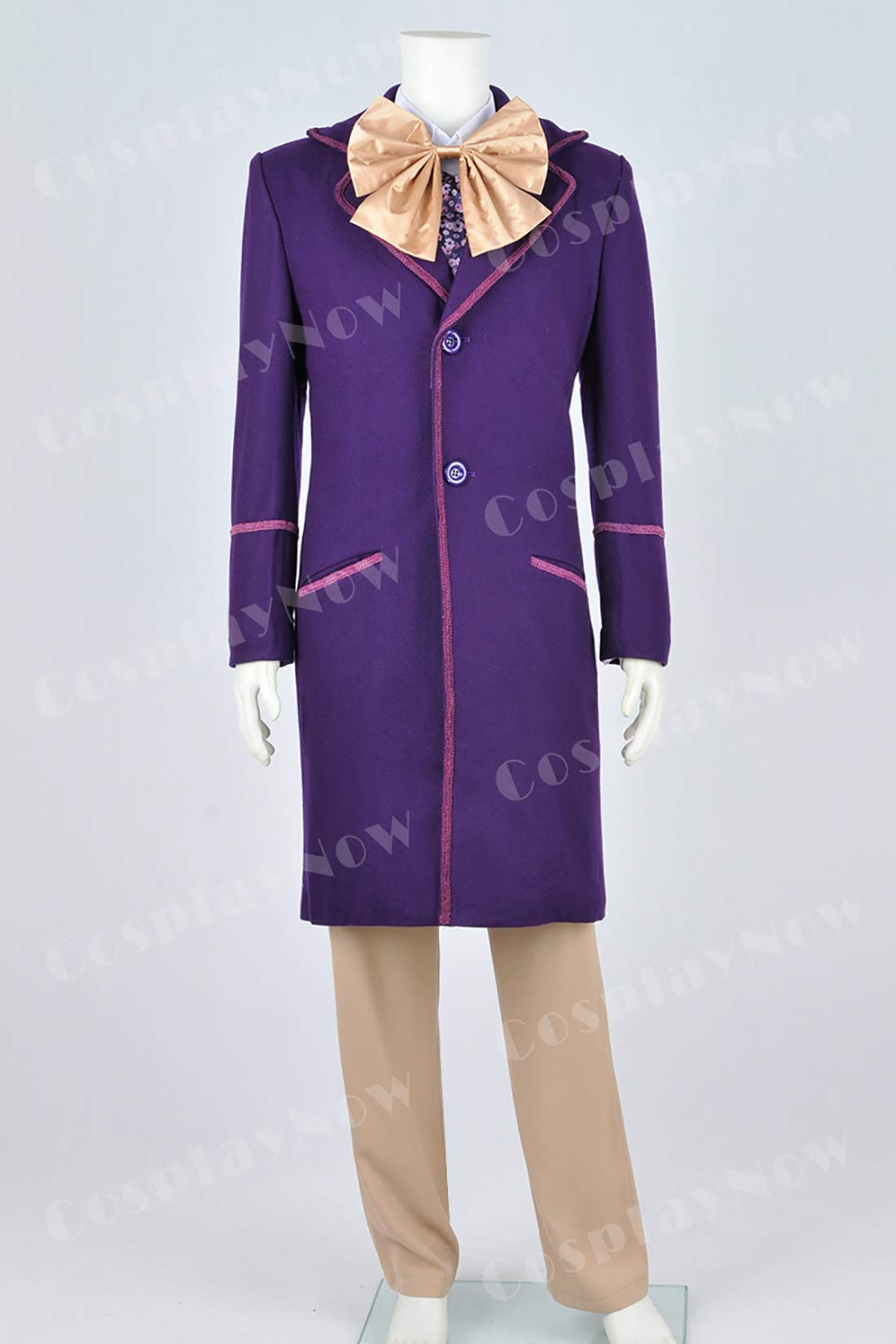 Willy Wonka Costume for Adults - Purple Charlie and The Chocolate Factory Cosplay Outfit Full Set | Halloween, Cosplay Parties & Movie-Themed Events