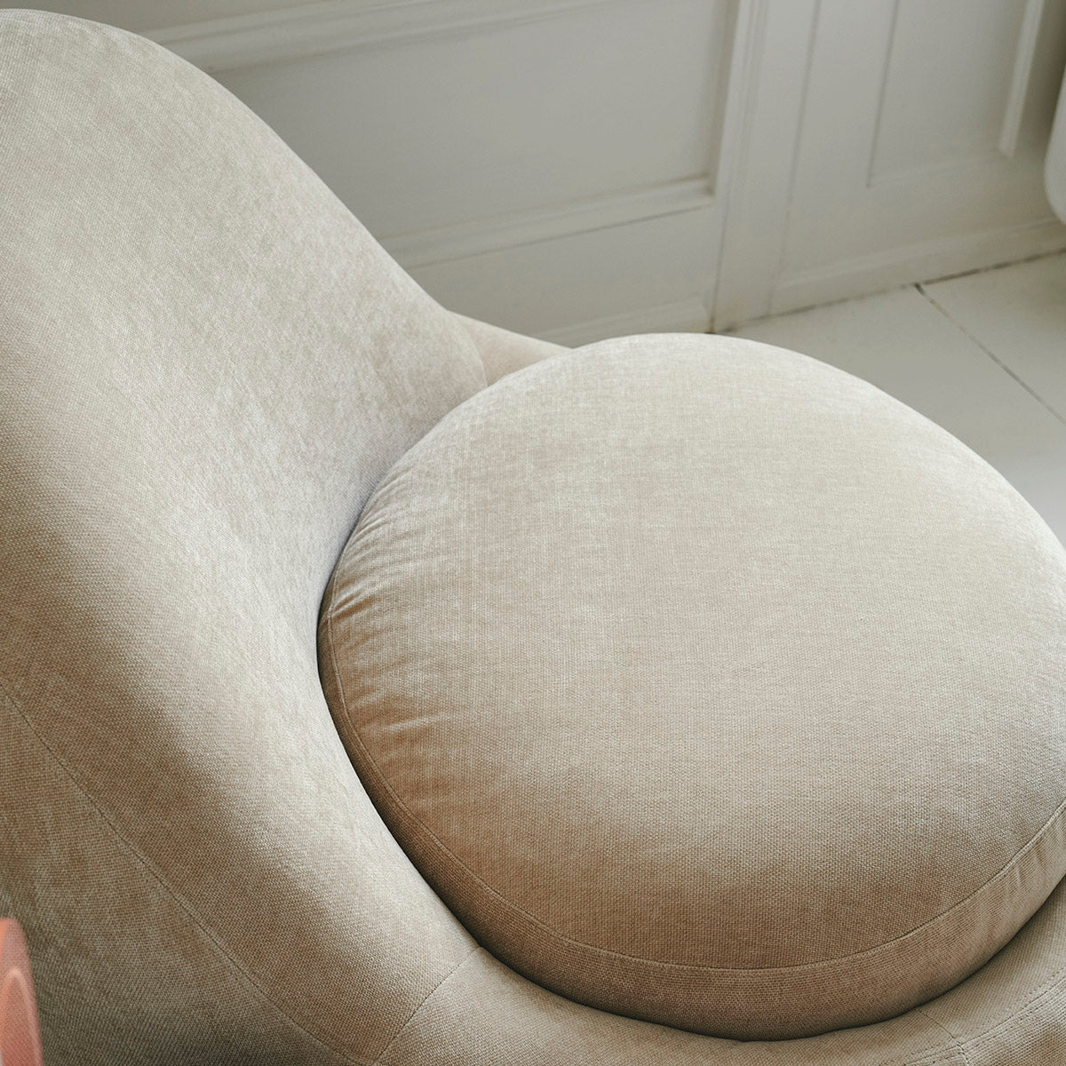 Babette Fabric Swivel Armchair - Modern Living Room Accent Chair with 360° Rotation | Perfect for Home Office, Lounge & Reading Nook