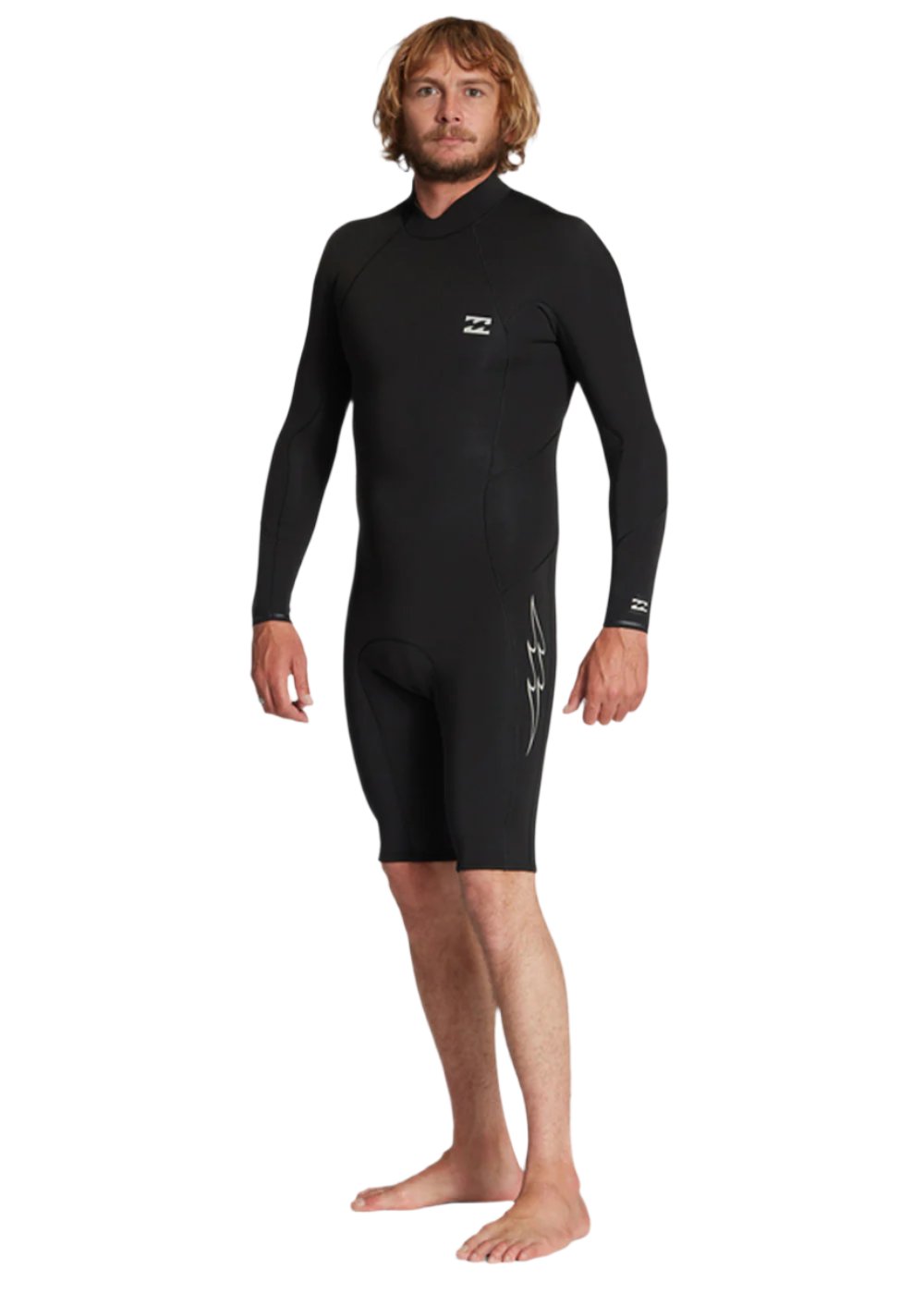 Billabong Men's 2mm Absolute Back Zip Long Sleeve Springsuit Wetsuit for Surfing, Diving & Water Sports | Warm & Flexible Neoprene Protection