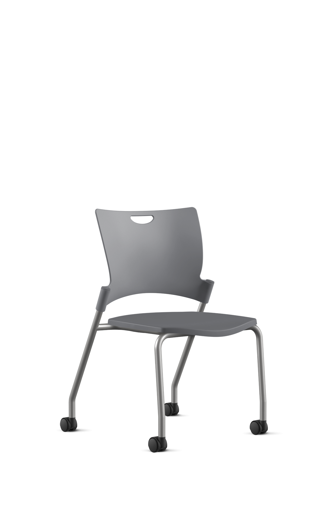 Ergonomic 9 to 5 BELLA All-Plastic Swivel Tilt Training Chair (1315GT) - Perfect for Office, Home Study & Computer Workstations