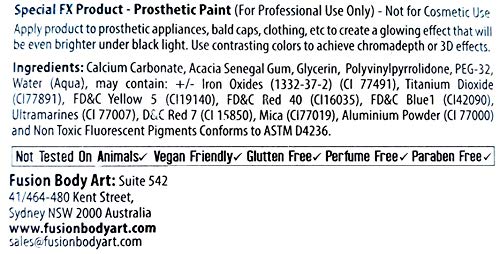 Professional Water-Based Face Paint - Leanne's Lollipop by Leanne Courtney | Hypoallergenic, Non-Toxic, Easy Wash Off (30gr Split Cake) - Perfect for Halloween, Cosplay, Face Painting Parties & Kids' Events