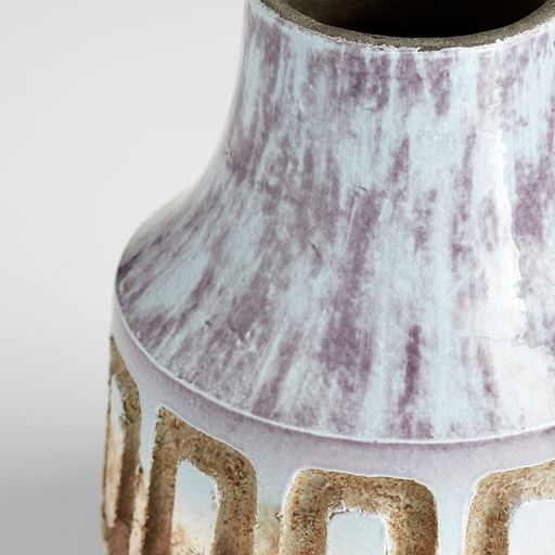 Cyan Design 11363 Bako Vase - Handcrafted Ceramic Blue Home Decor for Living Room, Dining Table, or Wedding Centerpiece - Medium Size