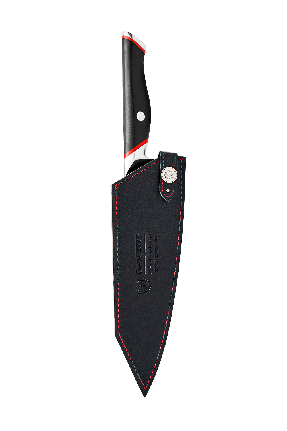 Dalstrong 8-Inch Chef Knife - Game of Thrones™ House Targaryen™ Edition - High Carbon Steel Kitchen Knife for Professional Chefs & Home Cooking - Perfect for Slicing, Dicing & Meat Preparation