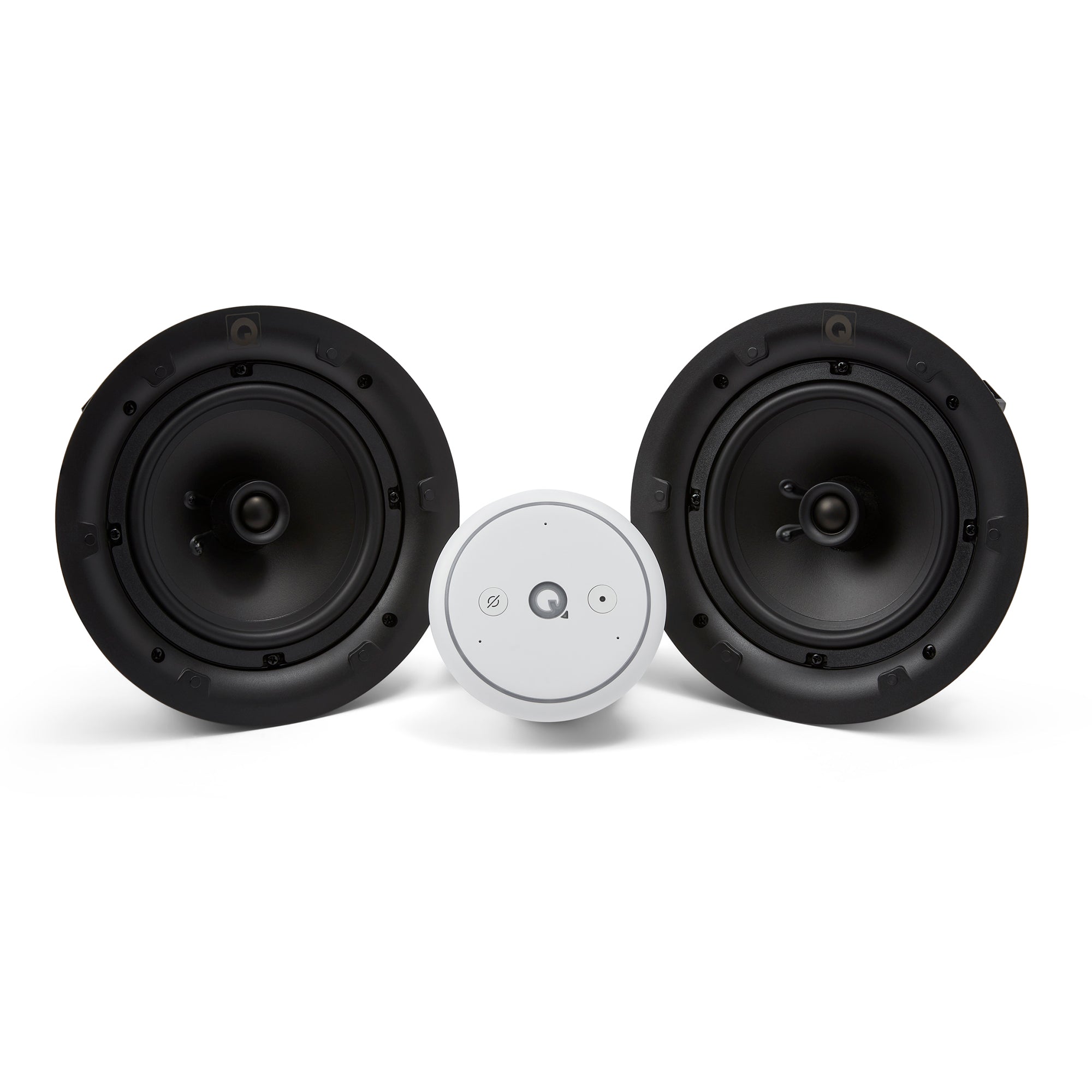 Q Acoustics E300A Voice Controlled In-Ceiling Hi-Fi Amplifier - Premium Home Audio System for Smart Homes & Multi-Room Music