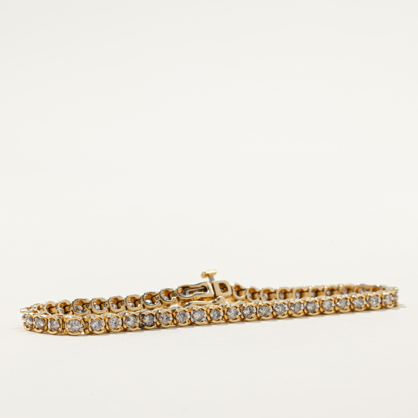 1.68ctw Diamond Tennis Bracelet for Women - 7 Inch Sterling Silver Iced Out Tennis Chain Bracelet | Perfect for Weddings, Anniversaries & Special Occasions
