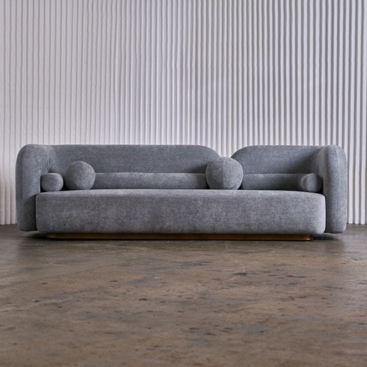 ORANI 3-Seater Sofa - Modern Fabric Couch for Living Room, Comfortable Sectional Sofa for Small Spaces, Perfect for Apartments & Home Theater Seating