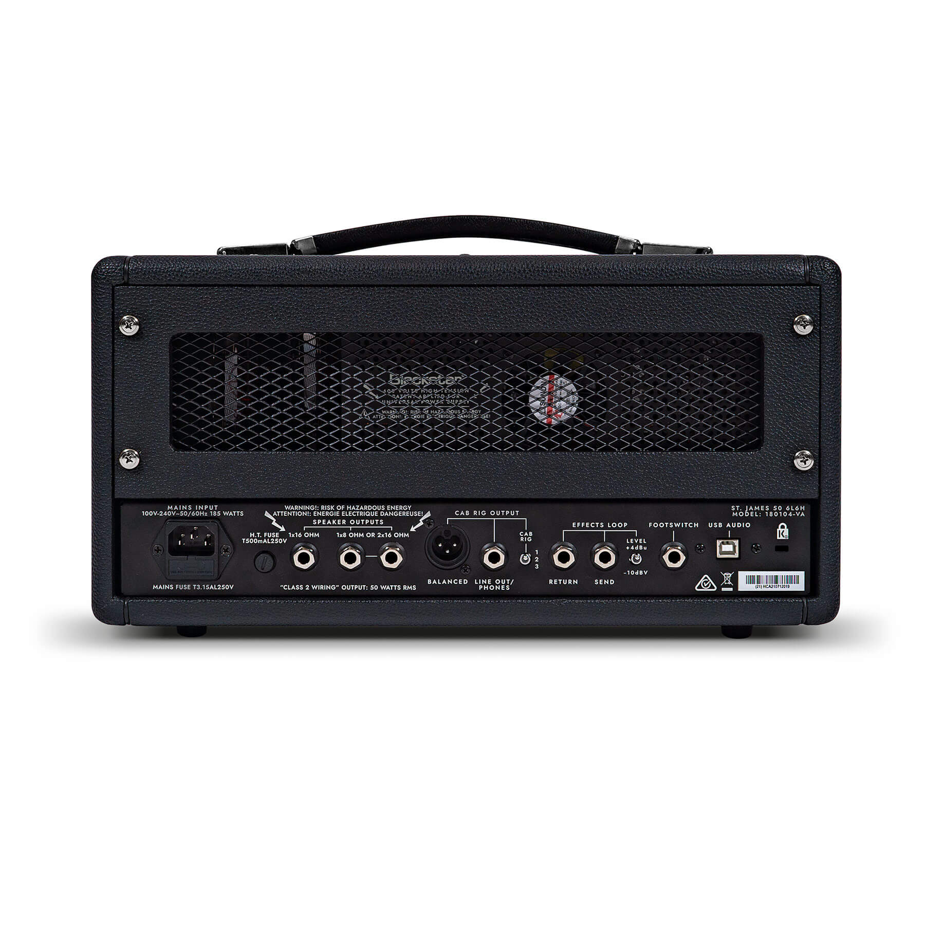 Blackstar St. James 50W Tube Guitar Amplifier Head - Professional Stage & Studio Use for Rock & Blues Musicians