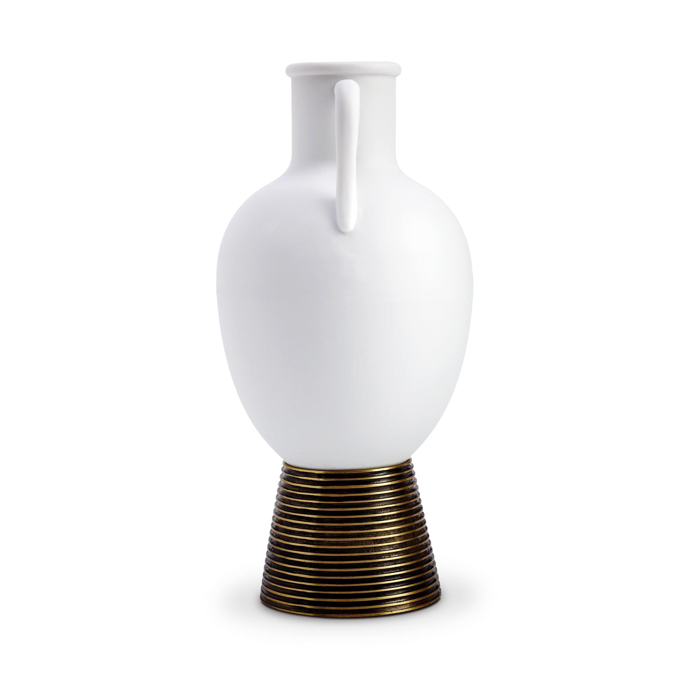 Ceramic Amphora Incense Holder - Handmade Greek Style Burner for Sticks & Cones - Perfect for Meditation, Yoga, and Home Aromatherapy