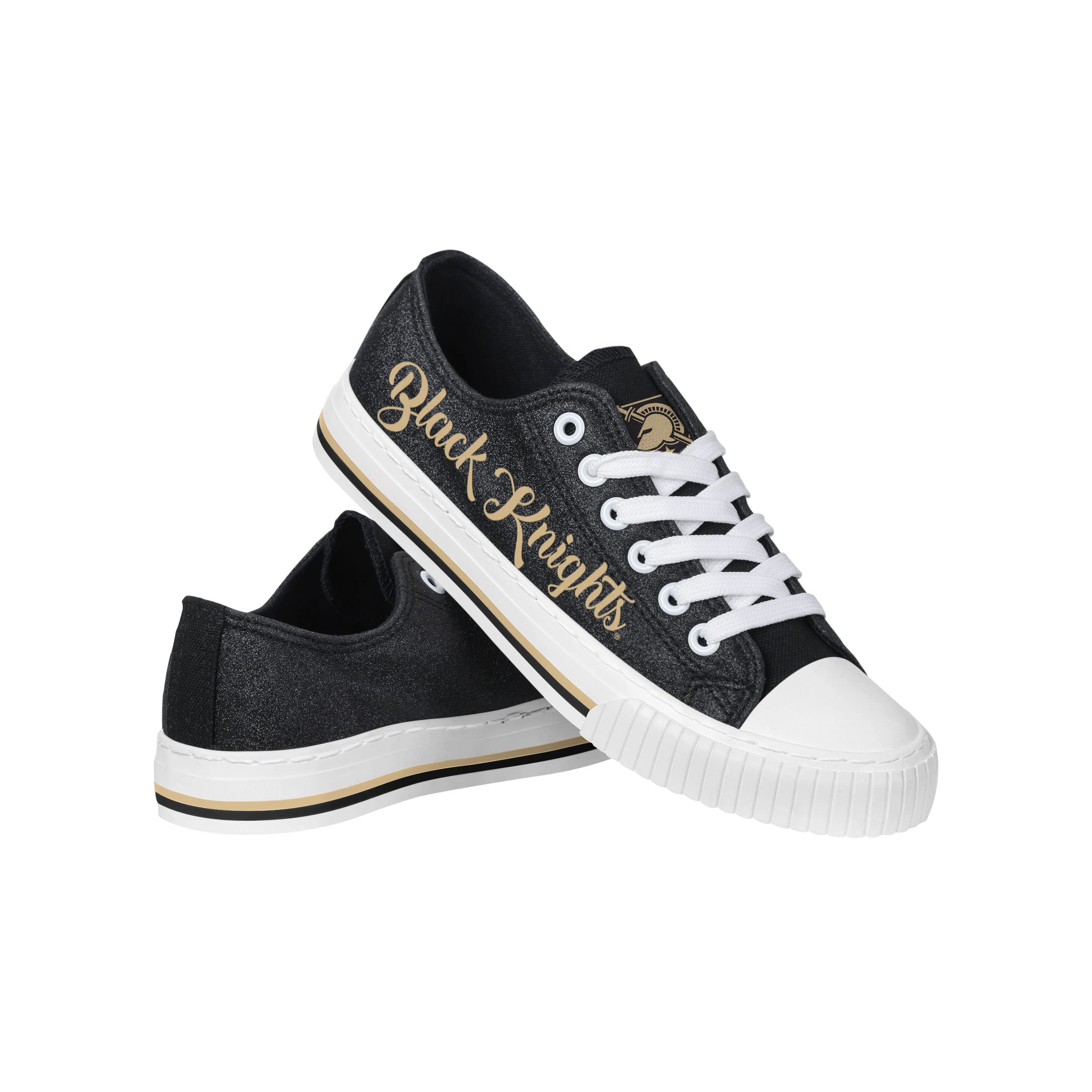 FOCO Women's NCAA Team Logo Low Top Canvas Sneakers - Comfortable Casual Shoes for College Fans | Perfect for Game Day, Campus Wear & Everyday Fashion