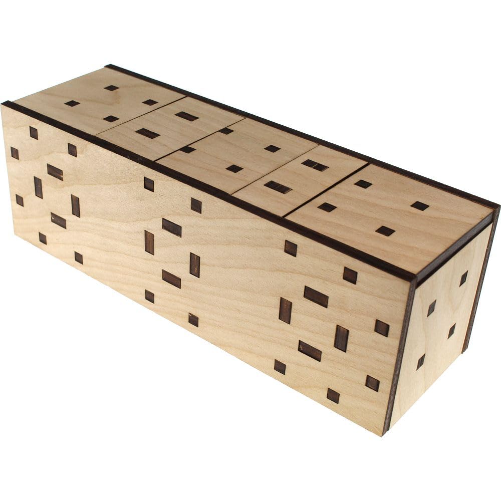 Altair Puzzle Box - Wooden Brain Teaser & Mind Game for Adults & Kids - Perfect for Gifts, Stress Relief & Family Game Night