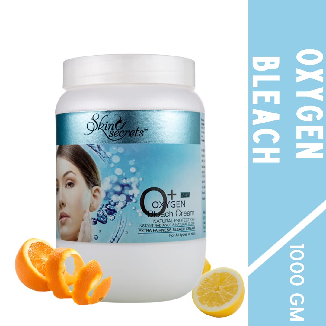 Skin Secrets Oxygen Bleach for Dead Skin & Blackheads Removal | Hydrating & Brightening Facial Treatment (1kg) | Perfect for Acne-Prone Skin & Blackhead Removal at Home