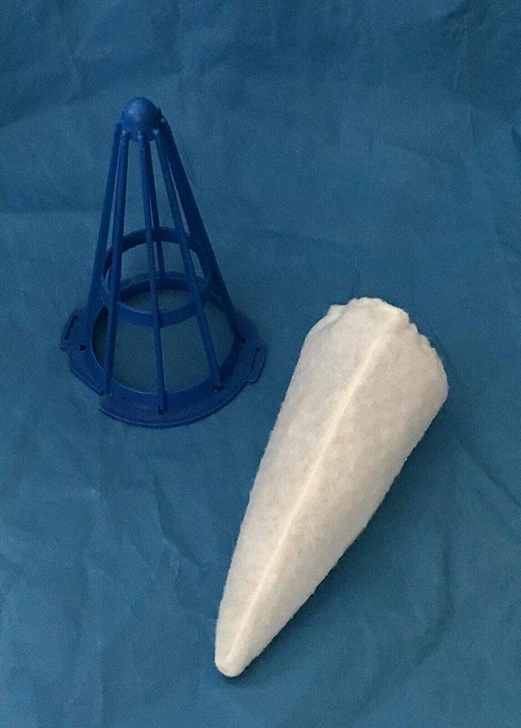 Replacement Vacuum Filter Cotton Holder for Pool Blaster - 1 Blue Cone | Compatible with Pool Cleaners | Swimming Pool Maintenance Accessory