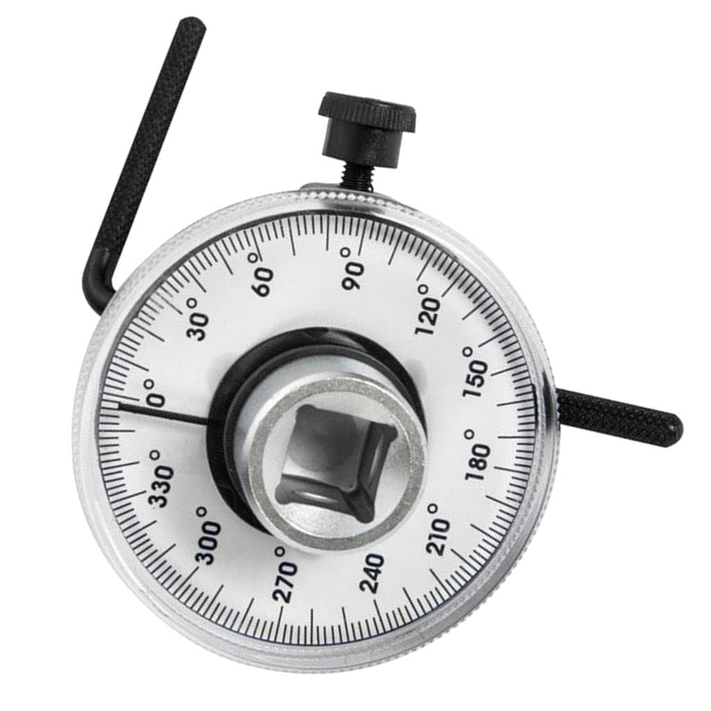 Newmind 1/2 Inch Drive 360° Angle Gauge Torque Wrench - Professional Ratchet Torque Meter for Automotive Repair & Engine Maintenance - Perfect for Mechanics, DIY Car Enthusiasts & Industrial Applications