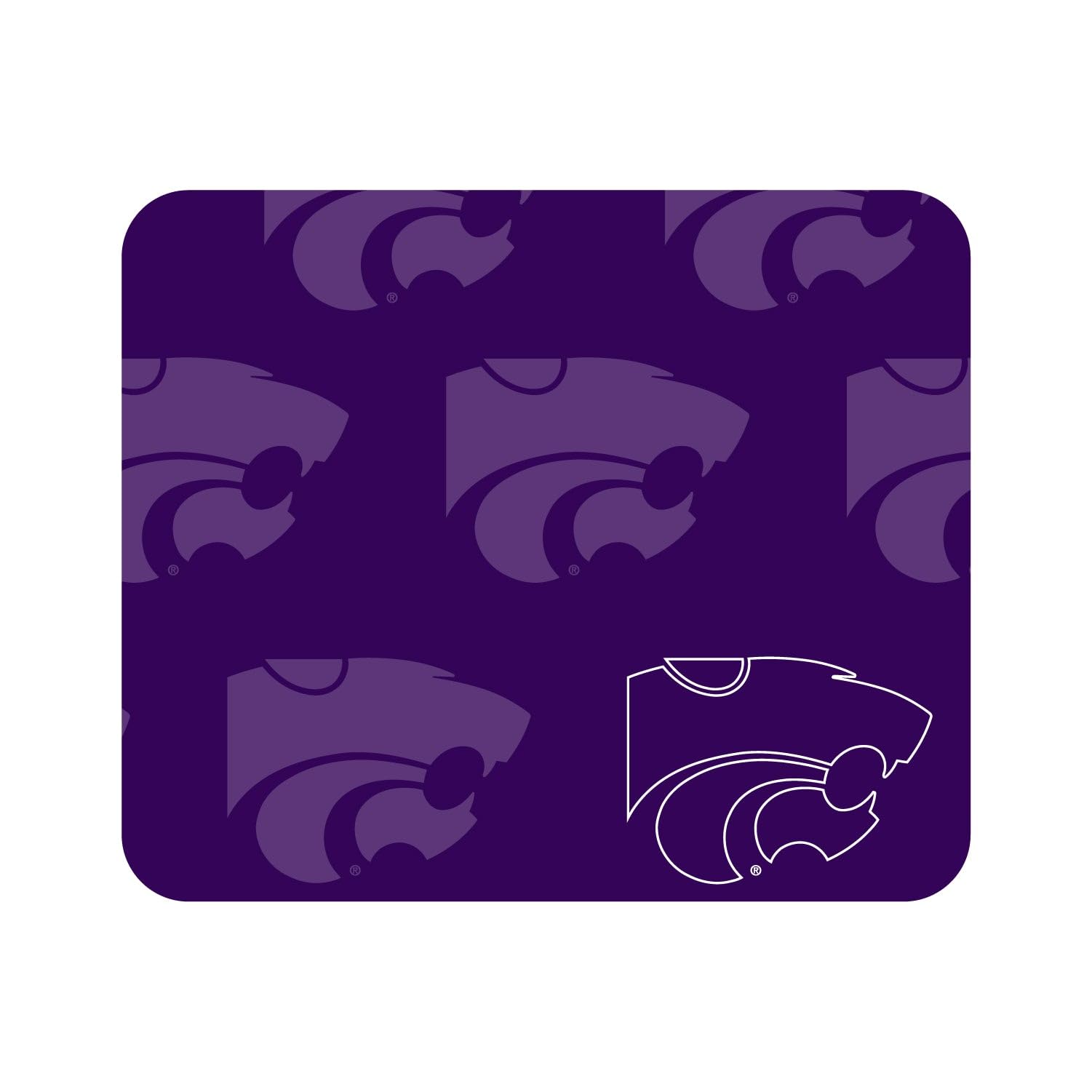Kansas State University Wildcat Logo Mouse Pad - Non-Slip Fabric Gaming & Office Desk Mat for Computers, Laptops - Perfect for Work, Study & Gaming Setup