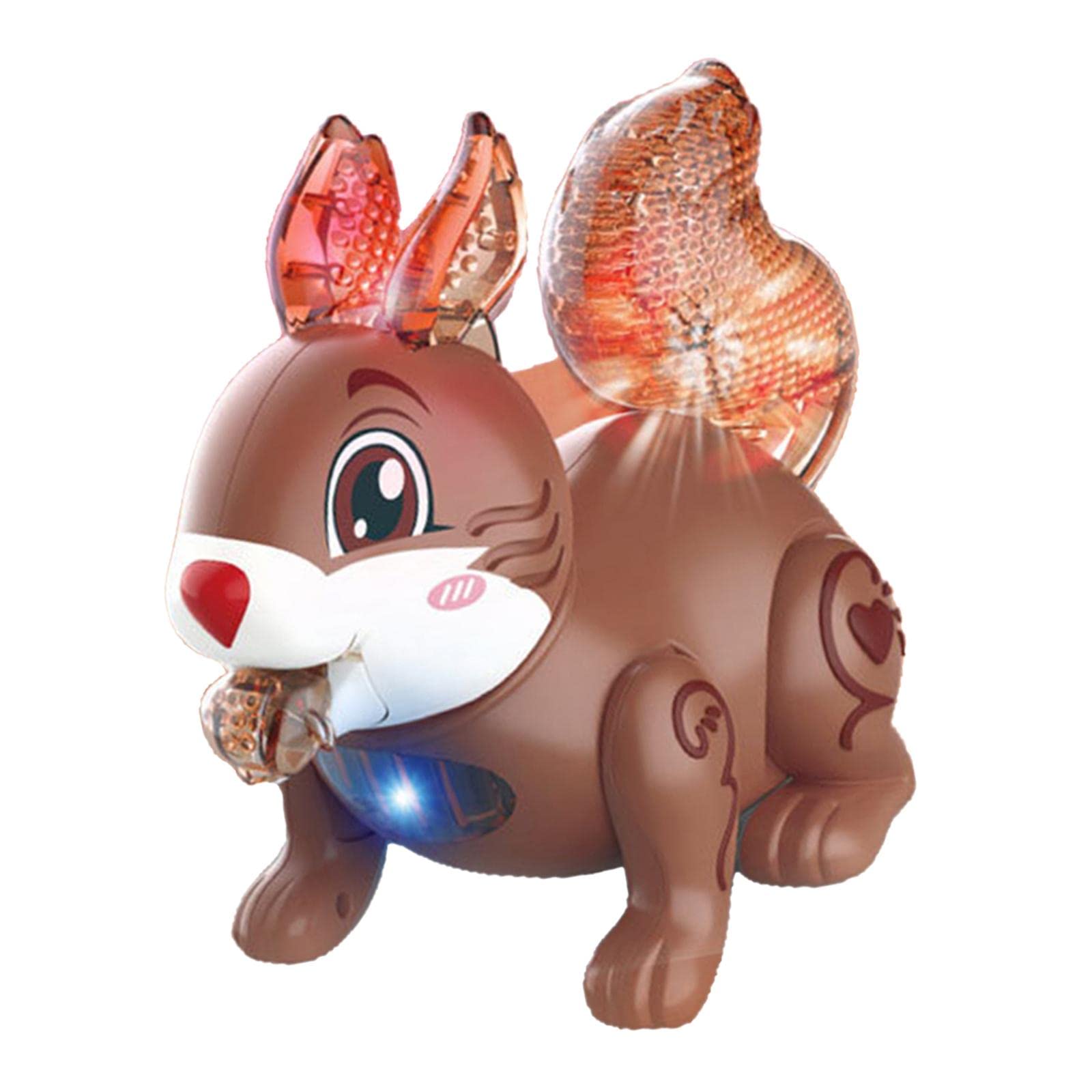 Fancyes Electric Squirrel Toy Robot - Interactive Jumping Squirrel Toy for Kids, Fun Electronic Pet Gift for Boys & Girls - Perfect for Indoor Play, Birthday Parties & STEM Learning Activities