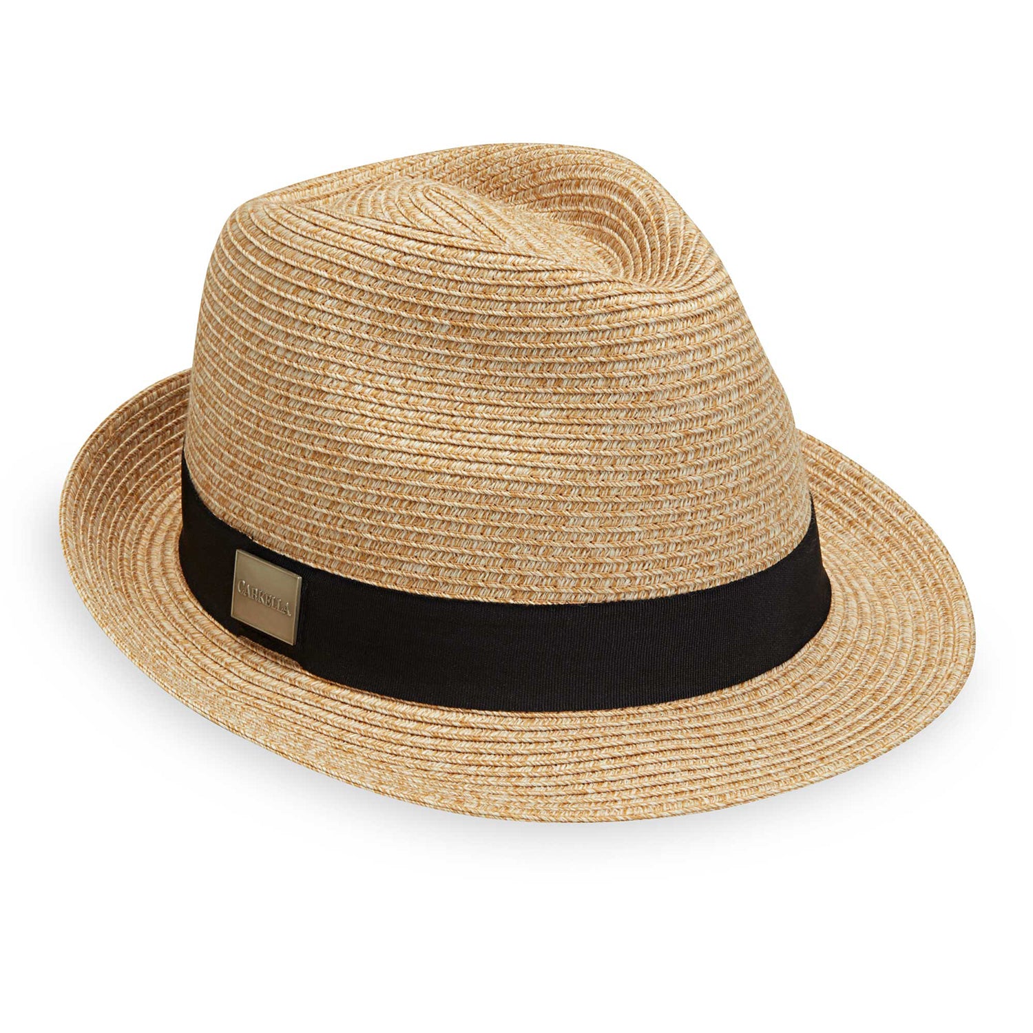 Carkella Del Mar Trilby Hat for Women - Stylish Summer Fedora with Wide Brim - Perfect for Beach, Vacation, and Outdoor Activities