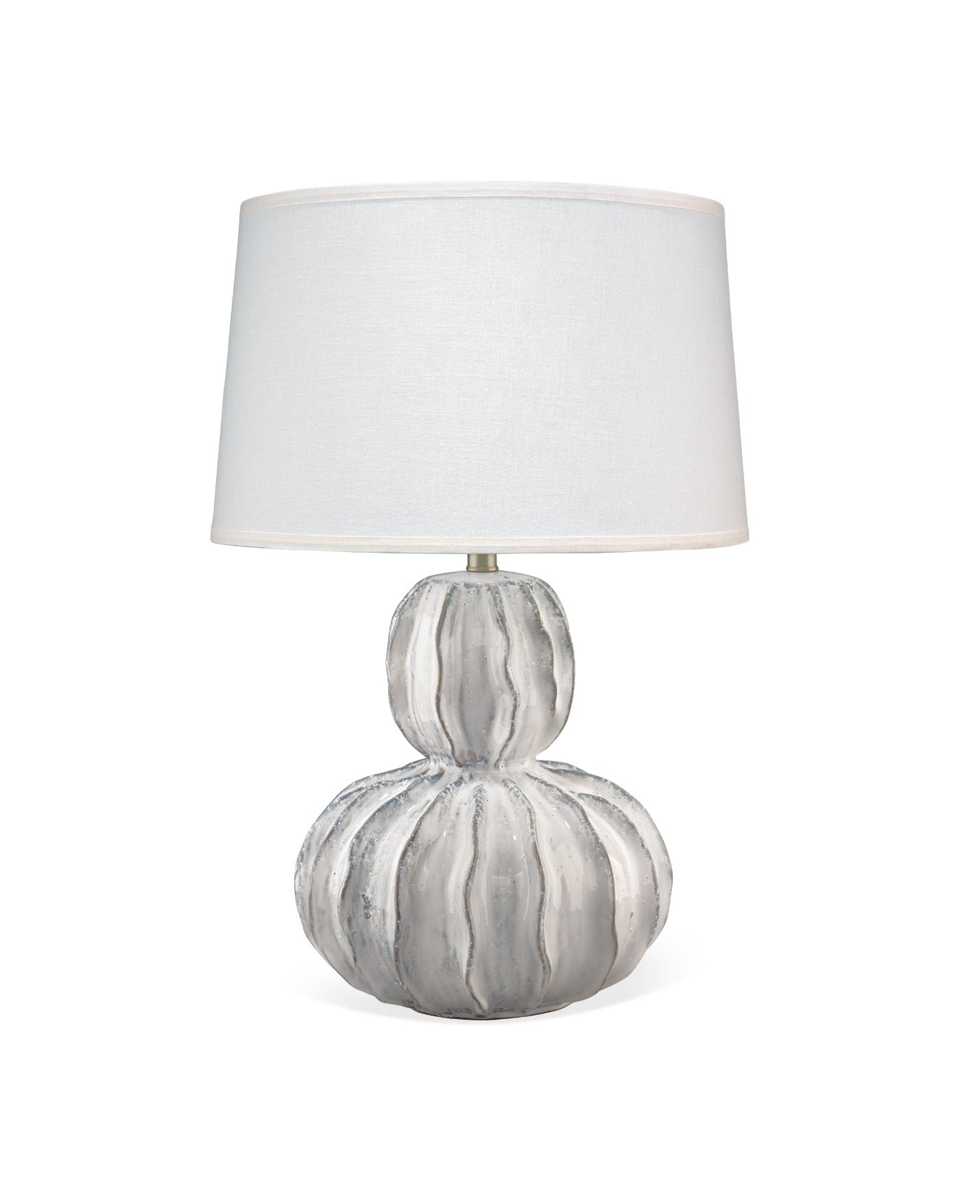 Stylish Oceane Gourd Table Lamp - Modern Home Decor Lighting for Bedroom, Living Room & Office - Perfect for Nightstands, Desks & Cozy Reading Nooks