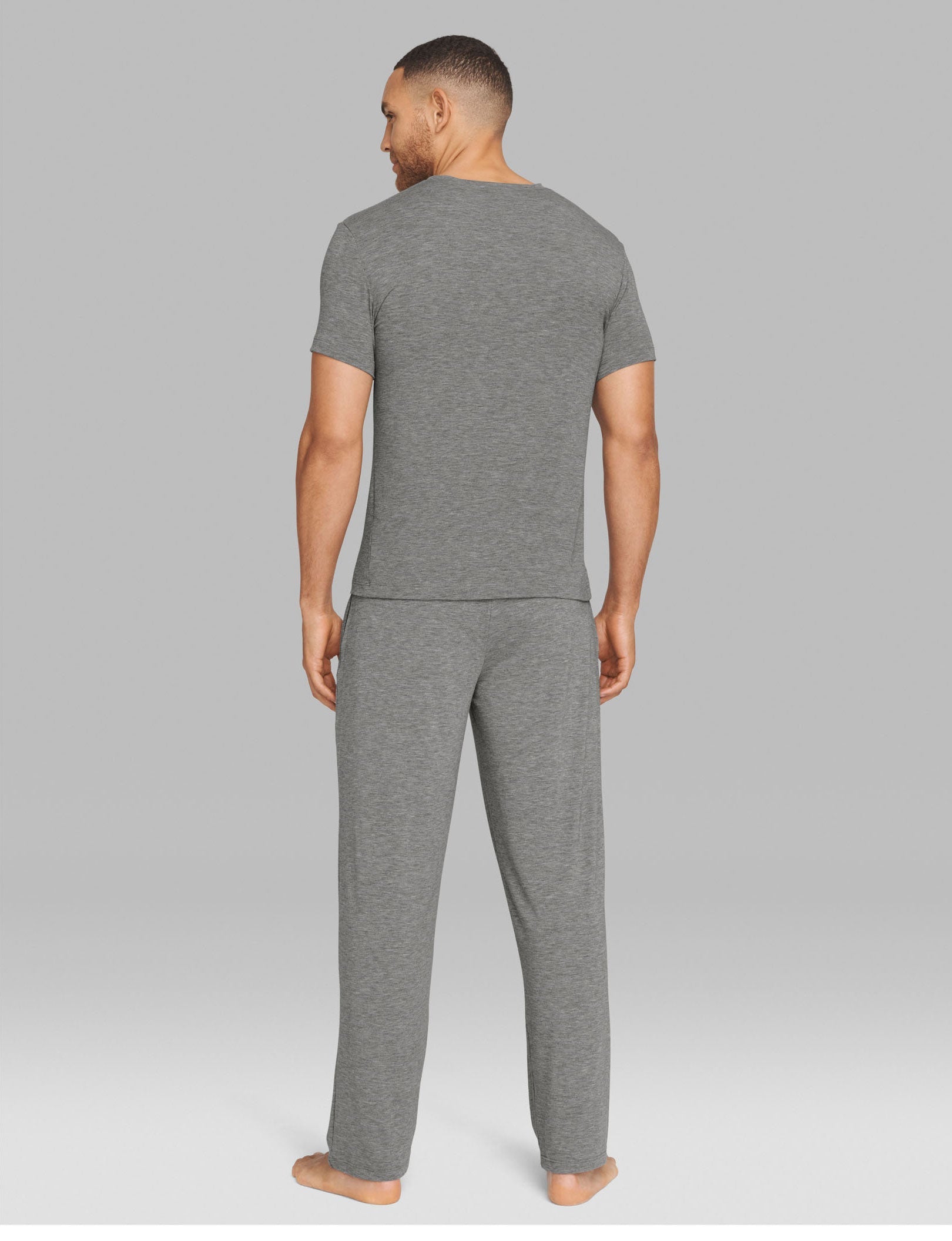 Second Skin Sleep Pocket Tee & Pant Set - Ultra Soft Pajama Set for Women - Perfect for Lounging, Sleeping & Travel