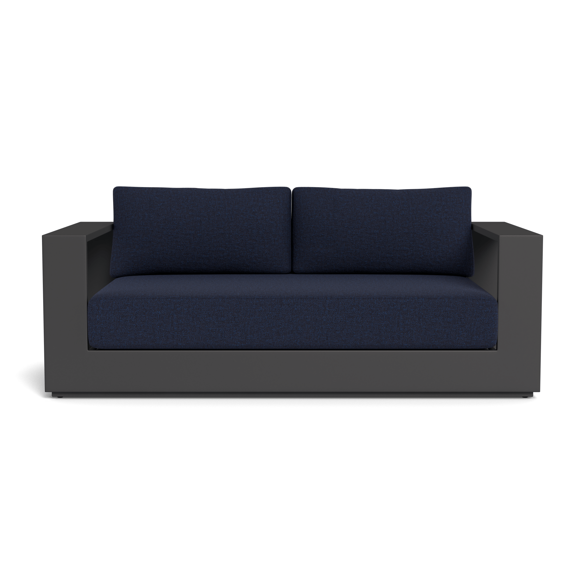 Hayman Aluminum 2-Seat Outdoor Patio Sofa - Lightweight Durable Garden Furniture for Backyard, Poolside & Balcony Relaxation