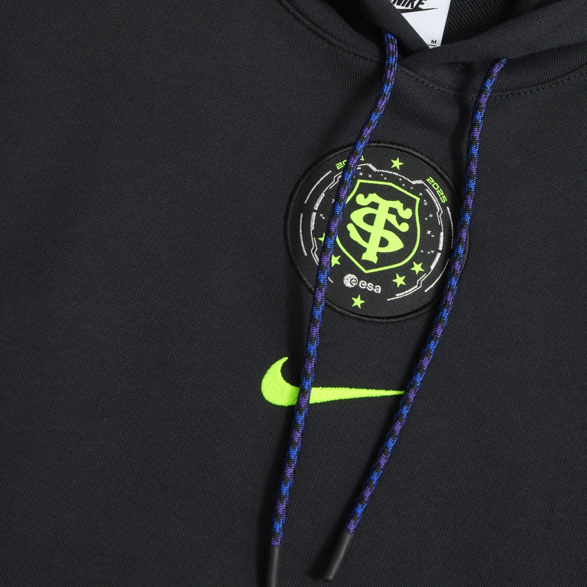 Nike Toulouse Hoodie for Men & Women - Black & Yellow Pullover Sweatshirt | Comfortable Casual Wear for Gym, Running, Outdoor Activities