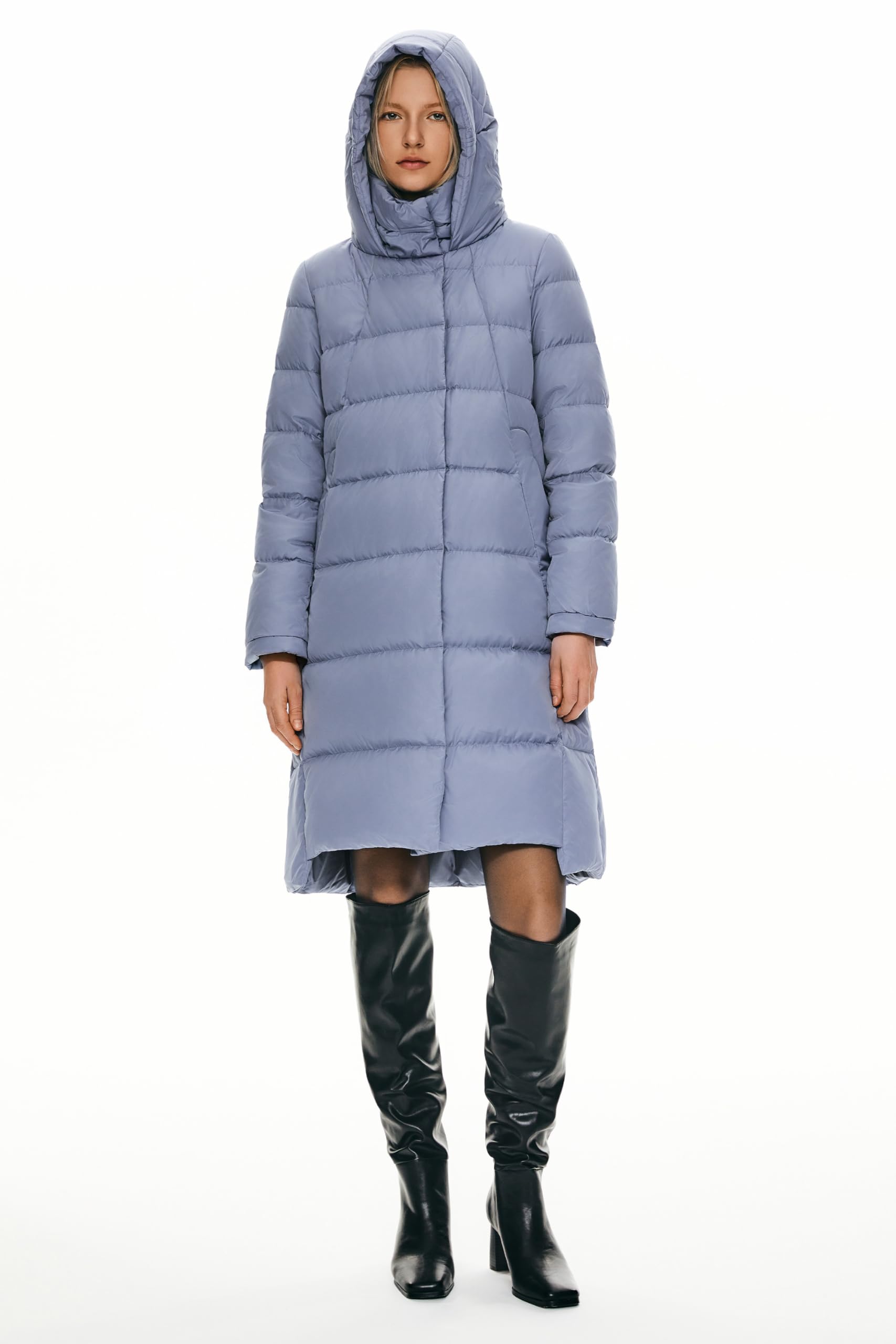 Orolay Women's Hooded Down Jacket - Warm Long Winter Coat for Cold Weather | Outdoor Activities, Commuting & Travel