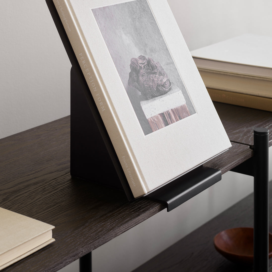 Jonas Wagell Formal Shelving Unit by Wendelbo - Modern Scandinavian Bookcase for Living Room & Office Storage