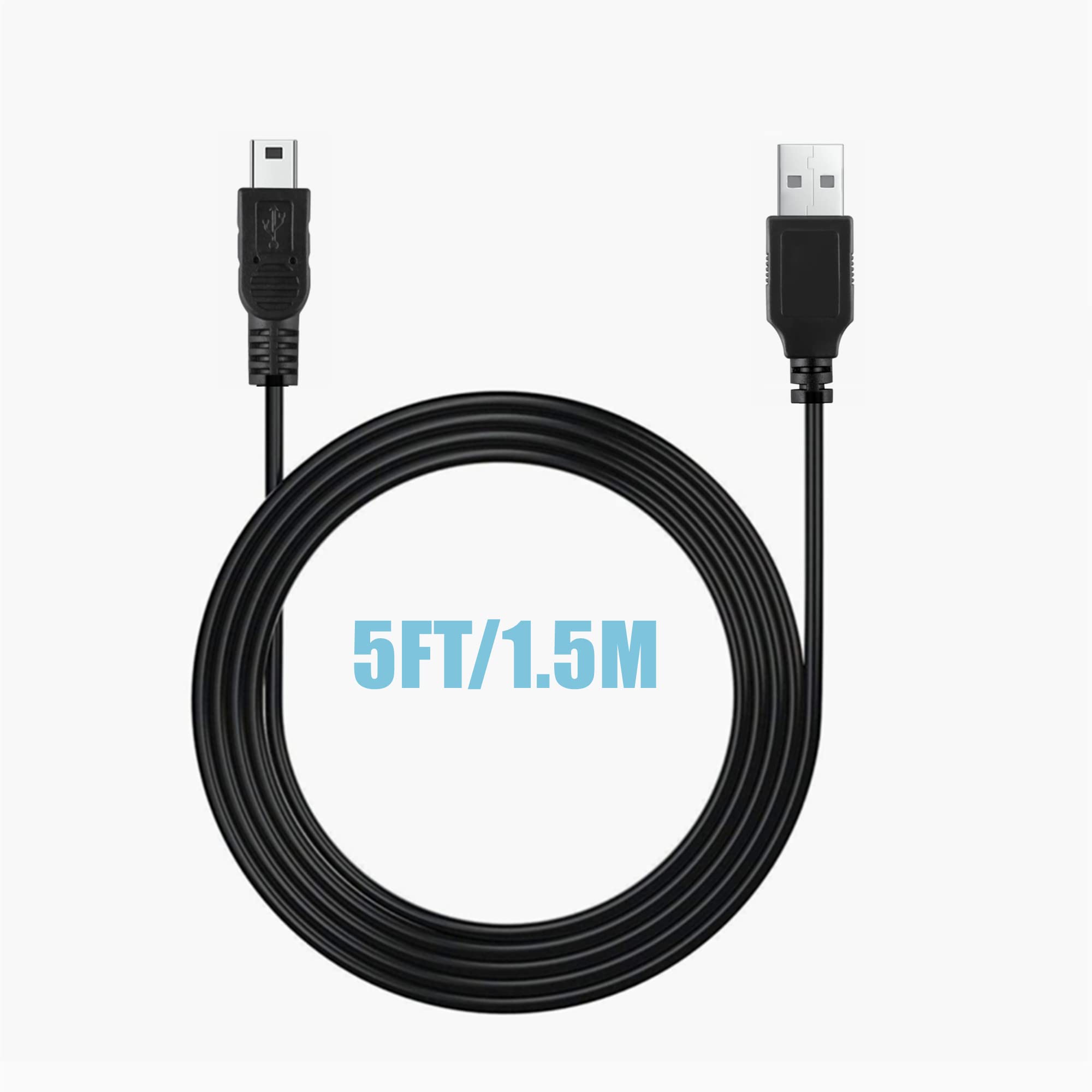 5ft USB Charging Cable for Boomphones Phantom Headphones & Portable Speakers - Replacement Power Cord for PC, Laptop, Boombox - Perfect for Gaming, Music & Travel Accessories