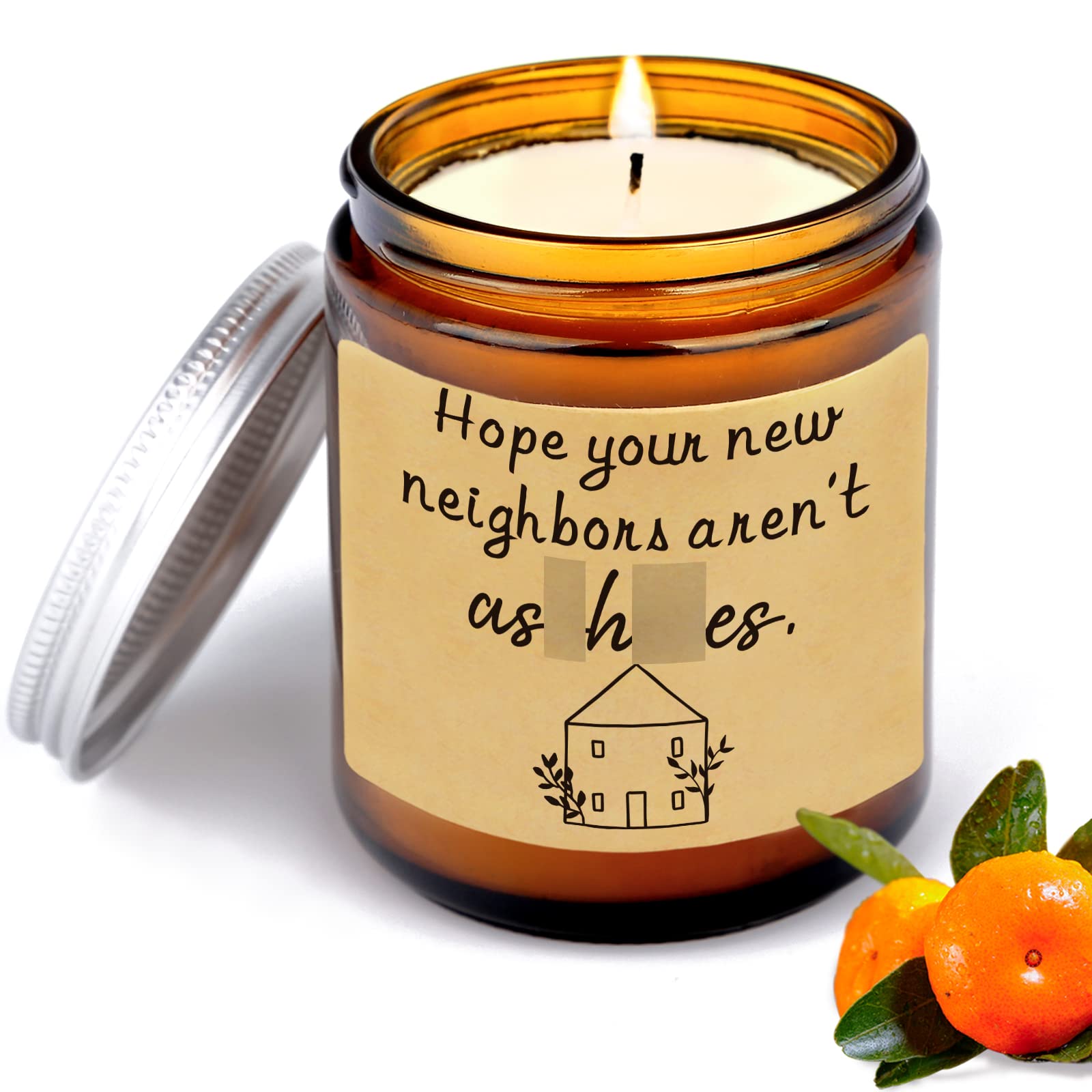 Funny Housewarming Gifts for Men & Women - Unique New Homeowner Gifts, Apartment Warming Presents, Moving In Gifts for Couples - Perfect for House Parties & First Home Celebrations (Citrus Theme)