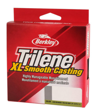 Berkley Trilene XL Monofilament Fishing Line - 4lb Test, 328 Yards, Low Visibility Green - Perfect for Freshwater and Light Saltwater Fishing