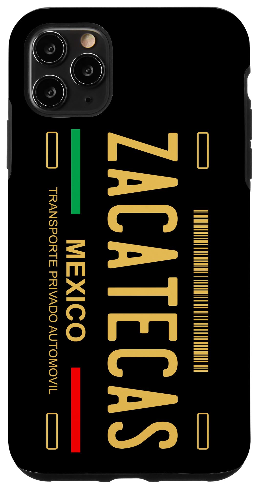 iPhone 11 Pro Max Zacatecas License Plate Phone Case - Durable Protective Cover for Travel & Daily Use