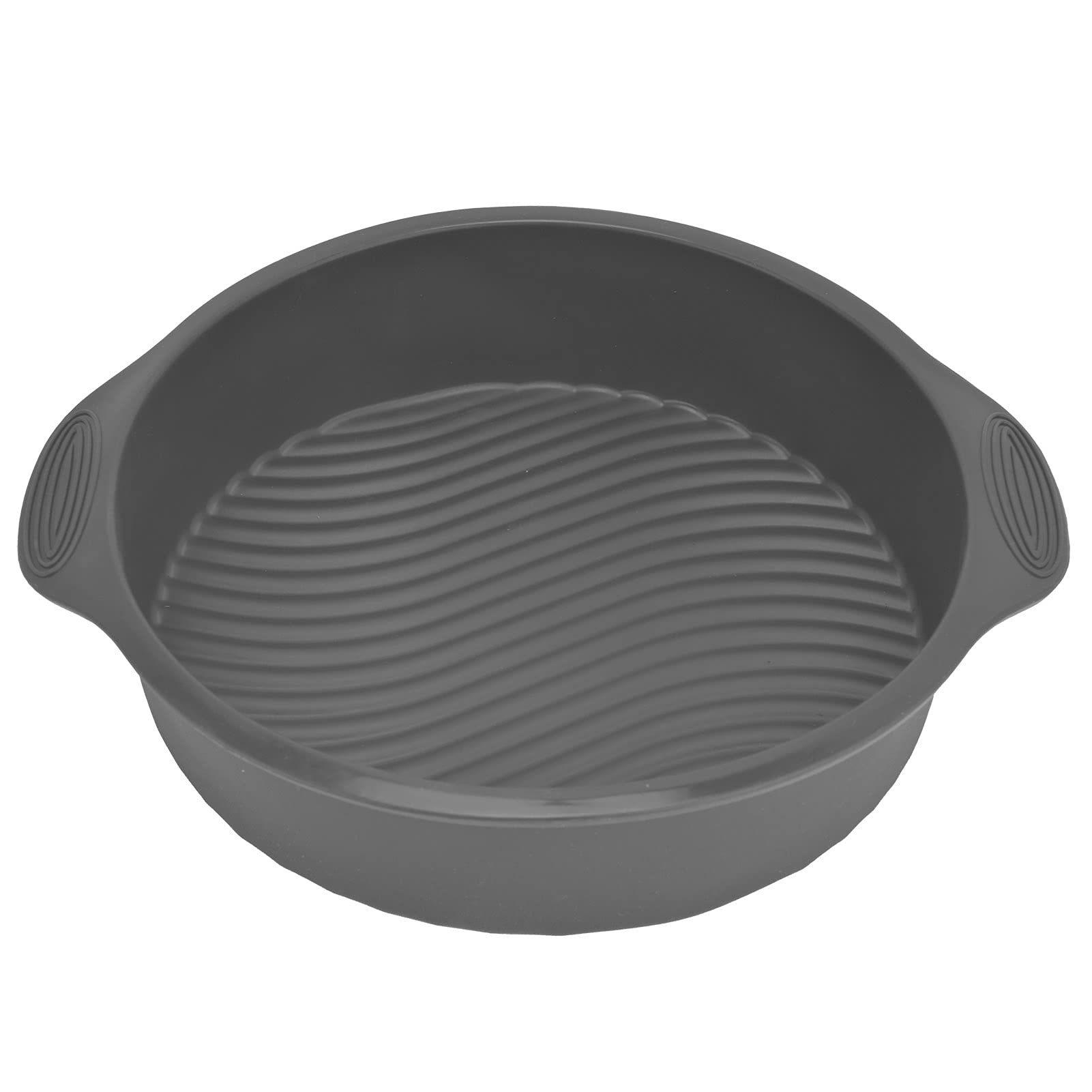 Nonstick Silicone Cake Molds - Round Baking Pans for Easy Release Layer Cakes, Smash Cakes & Cheesecakes (Gray) | Perfect for Birthday Parties, Baby Showers & Home Baking