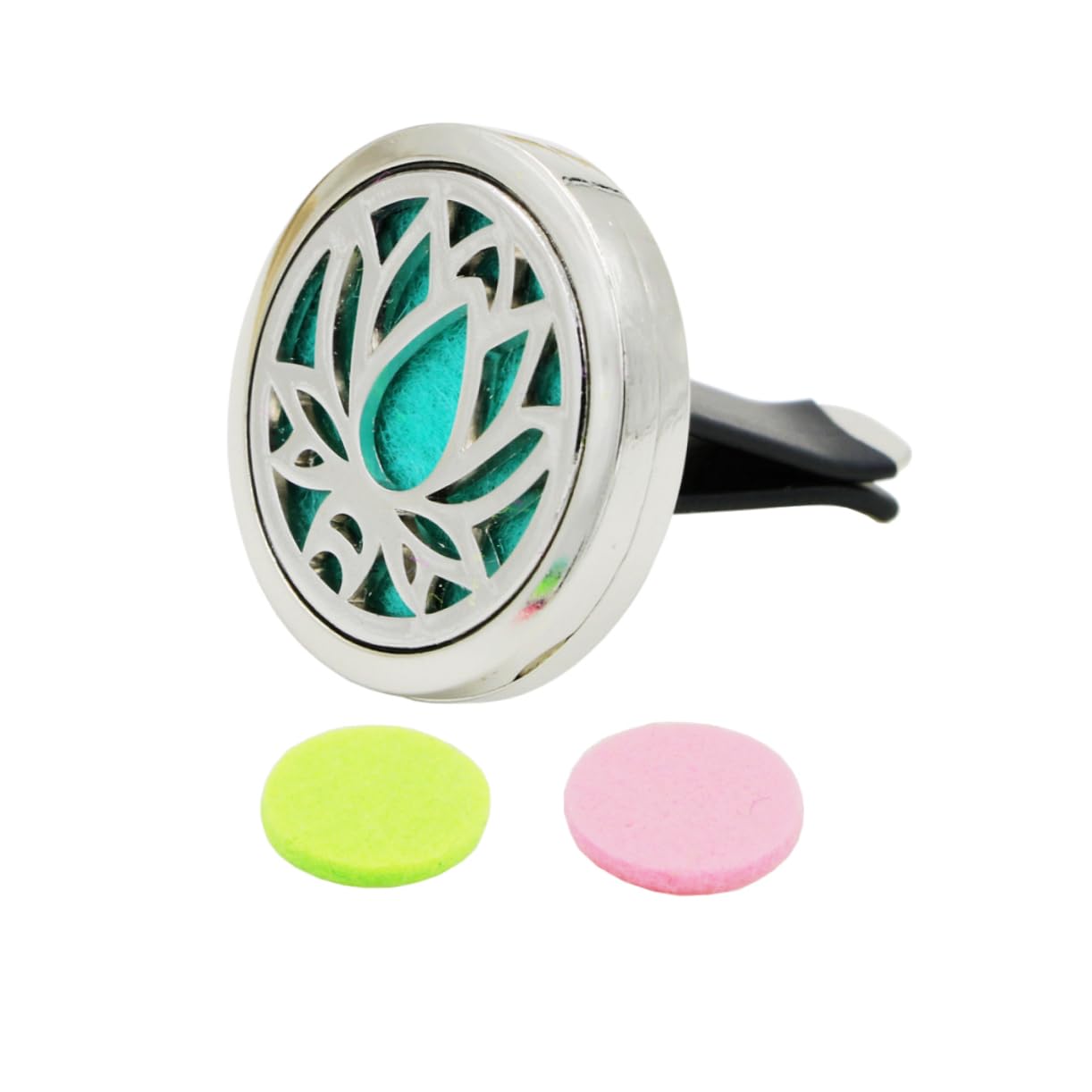 FAVOMOTO 2 Pack Car Air Freshener Diffuser - Essential Oil Aromatherapy Diffuser for Vehicles, Home & Office | Long-Lasting Fragrance, Stylish Design for Car Interior & Room Decor