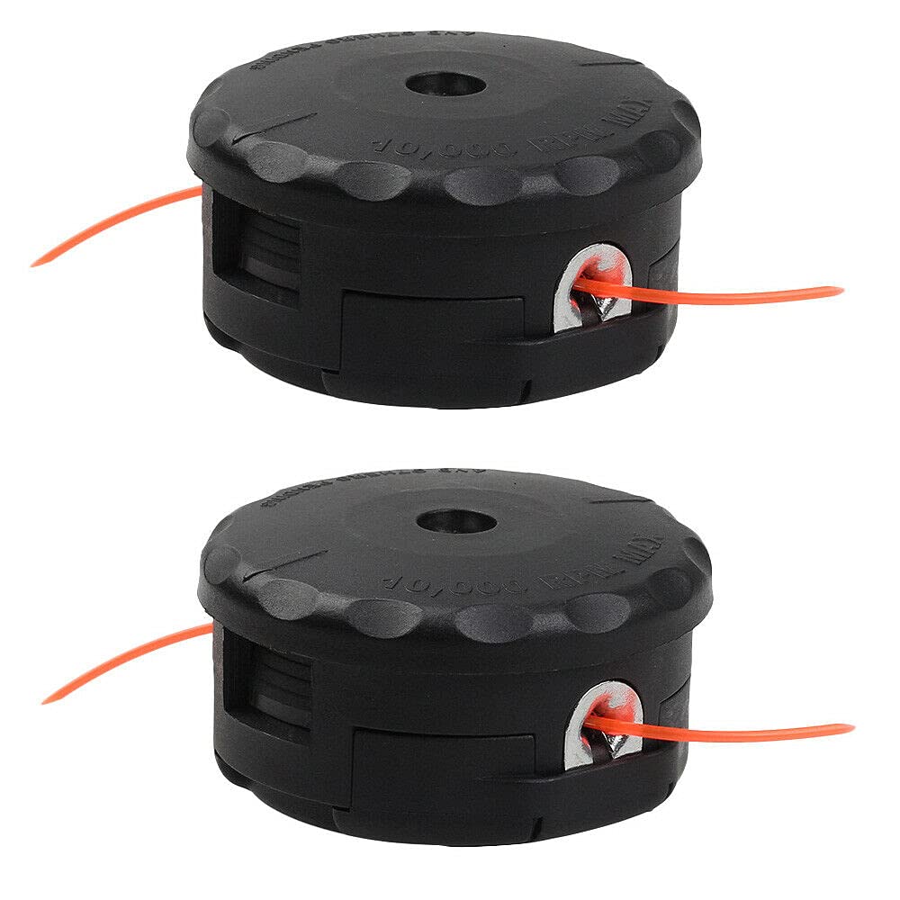 2-Pack Trimmer Head Replacement for Echo Speed Feed 400 SRM Series (10mm x 1.25mm LH) - Compatible with SRM-225, SRM-230, SRM-210 & More - OEM Part #99944200907 - Perfect for Lawn Care, Weed Trimming & Landscaping Maintenance