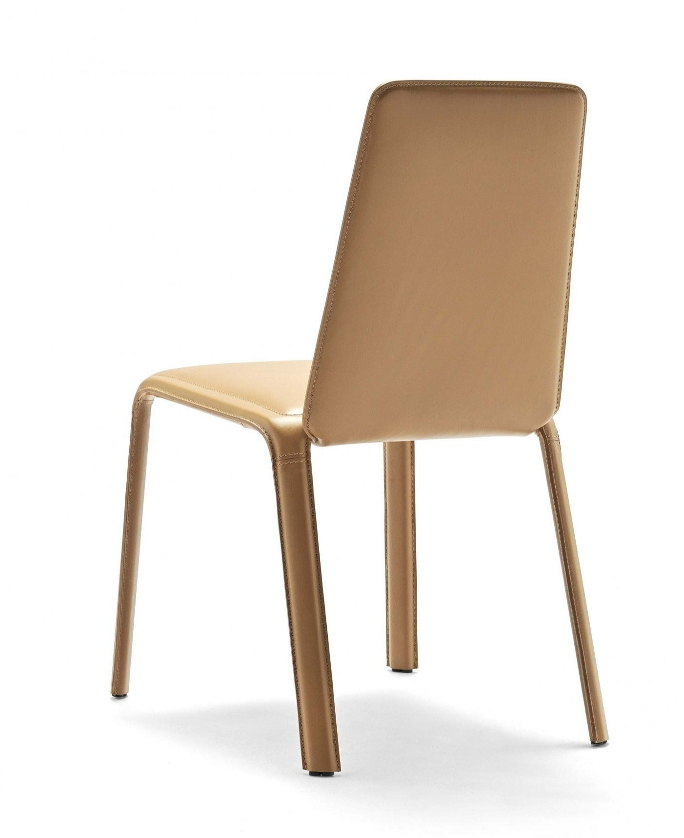 Fasem Ande Dining Chair - Modern Wooden Dining Room Chair with Upholstered Seat - Perfect for Kitchen, Dining Room, and Home Office