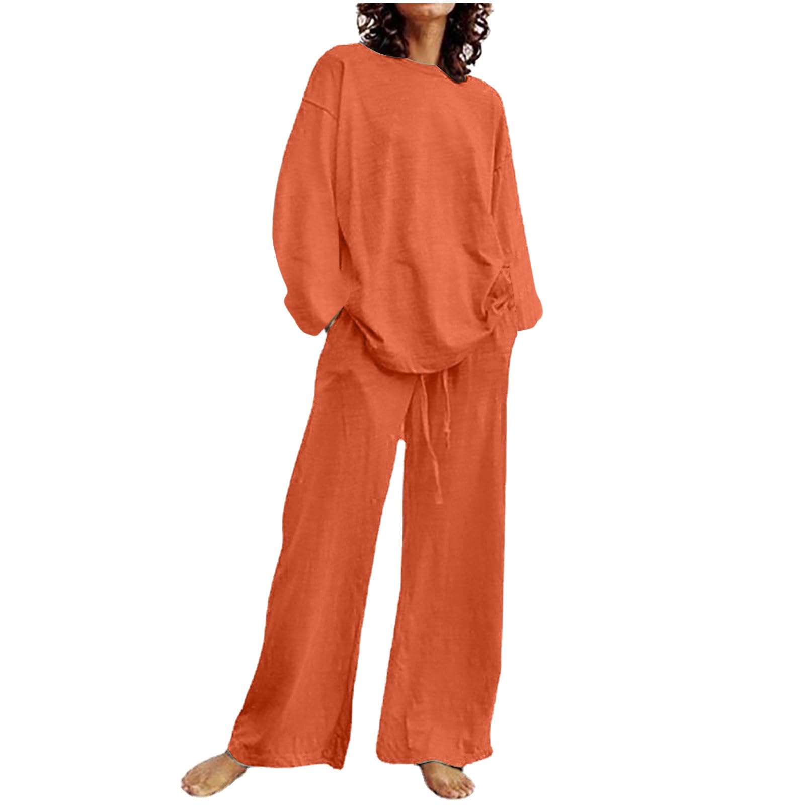 Oelaio Women's Green Sweatsuit 2-Piece Set - Plus Size Jogging Outfits for Women 2024 | Long Sleeve Tracksuit for Fall & Holiday Wear | Casual Lounge & Gym Workout Outfits