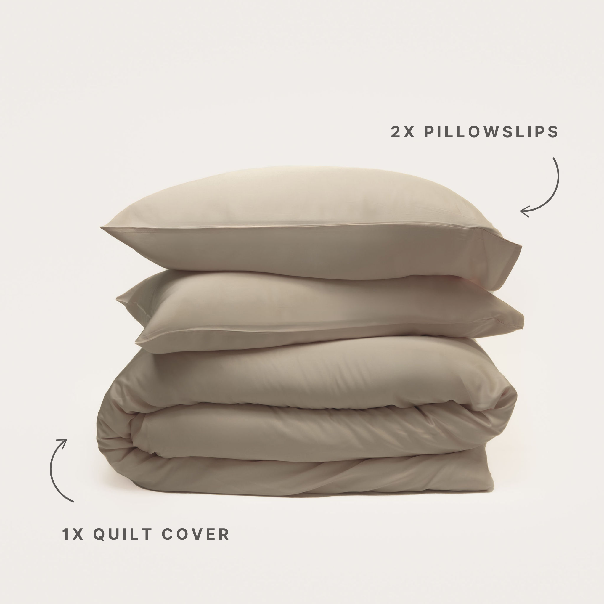 Premium Bamboo Quilt Cover Set - Soft & Breathable Bedding Shell - Perfect for All Seasons & Luxury Home Decor