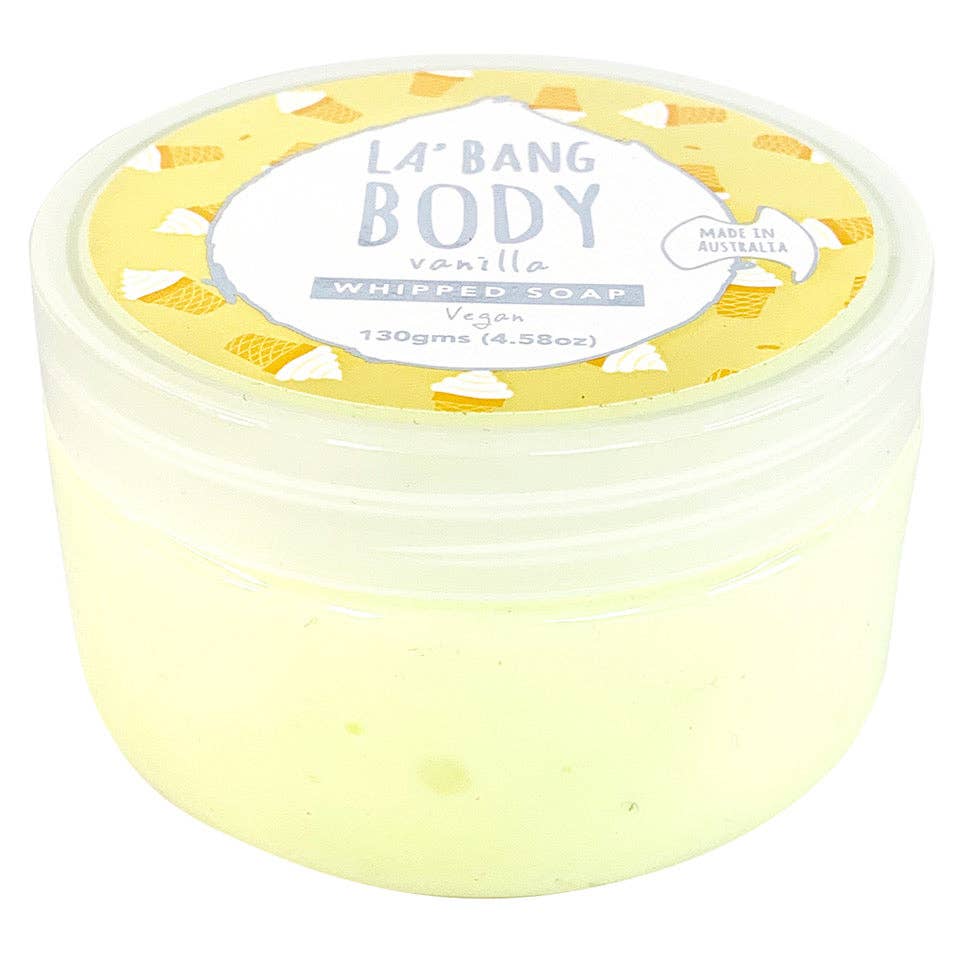 Vanilla Whipped Soap - Luxurious Moisturizing Body Wash for Soft Skin | Perfect for Shower, Bath & Spa Relaxation at Home