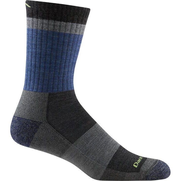 Darn Tough Heady Stripe Micro Crew Lightweight Hiking Socks for Men - Moisture-Wicking & Cushioned for Trail Running, Backpacking & Outdoor Adventures