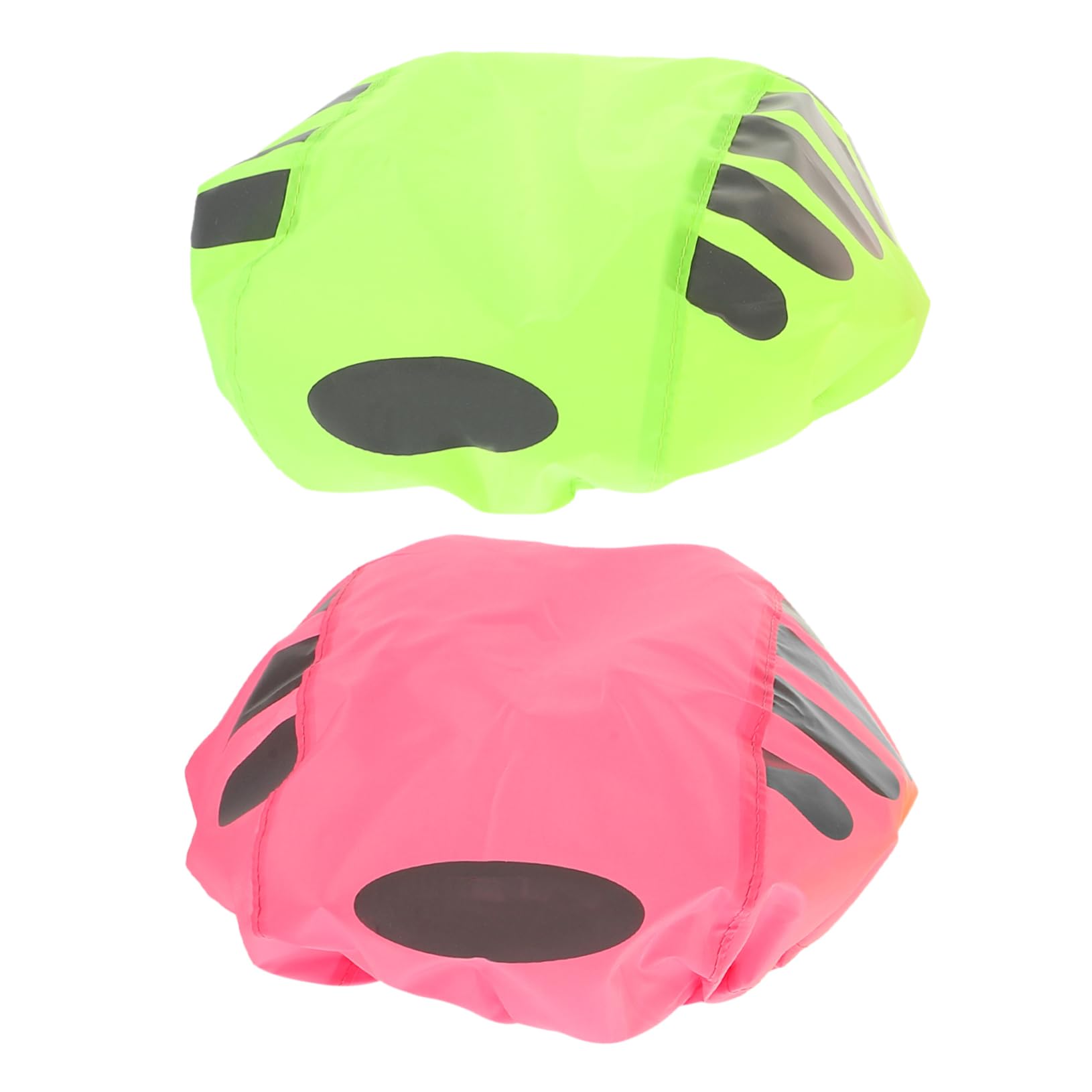 2 Pack CORHAD Reflective Bike Helmet Cover - Waterproof & Windproof Cycling Helmet Protector for Rainy Days & Night Riding Safety