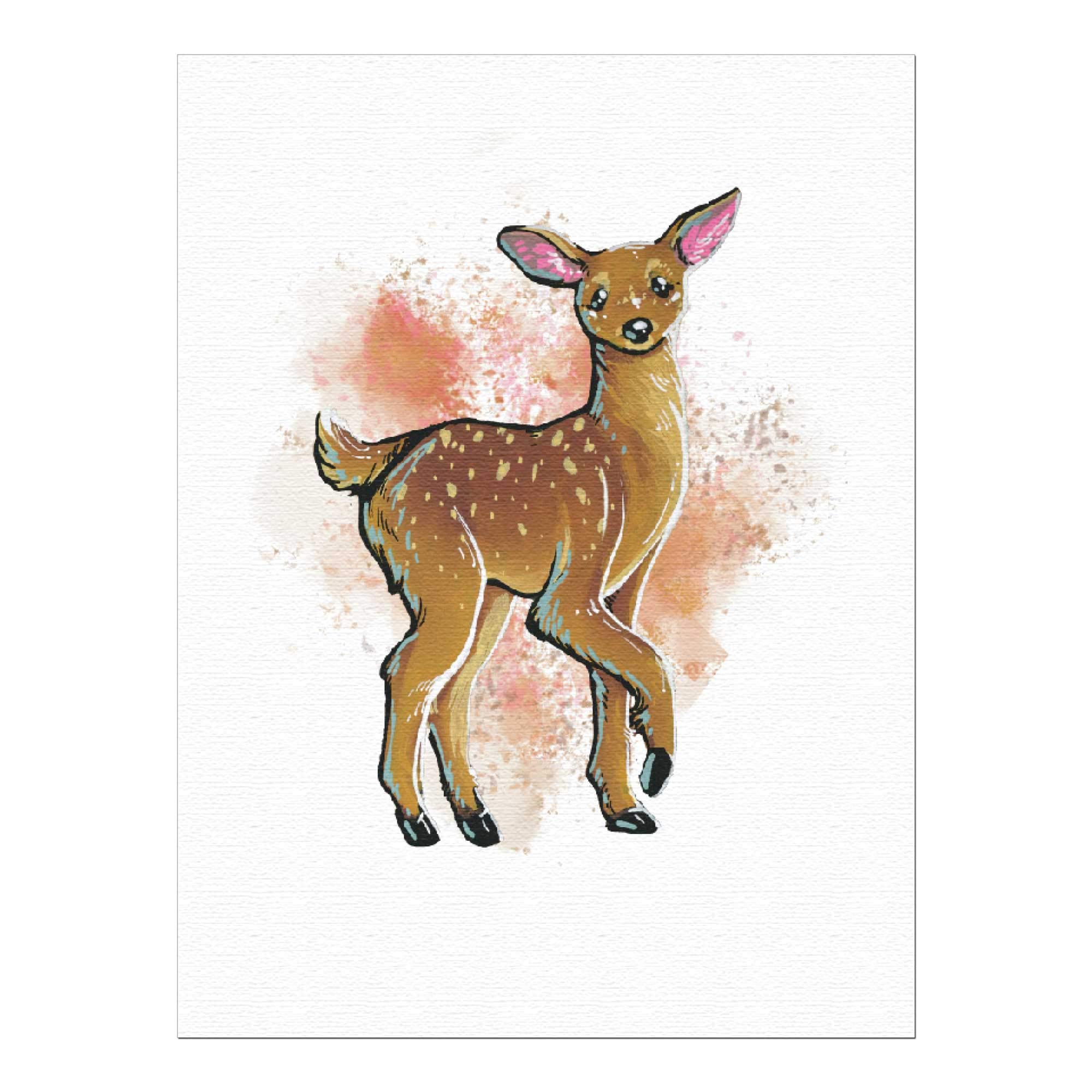 Mountain Animal Nursery Wall Art - Set of 6 Unframed 8x10 Inch Prints for Baby Room Decor | Wildlife Themed Kids Bedroom, Playroom & Nursery Wall Decorations