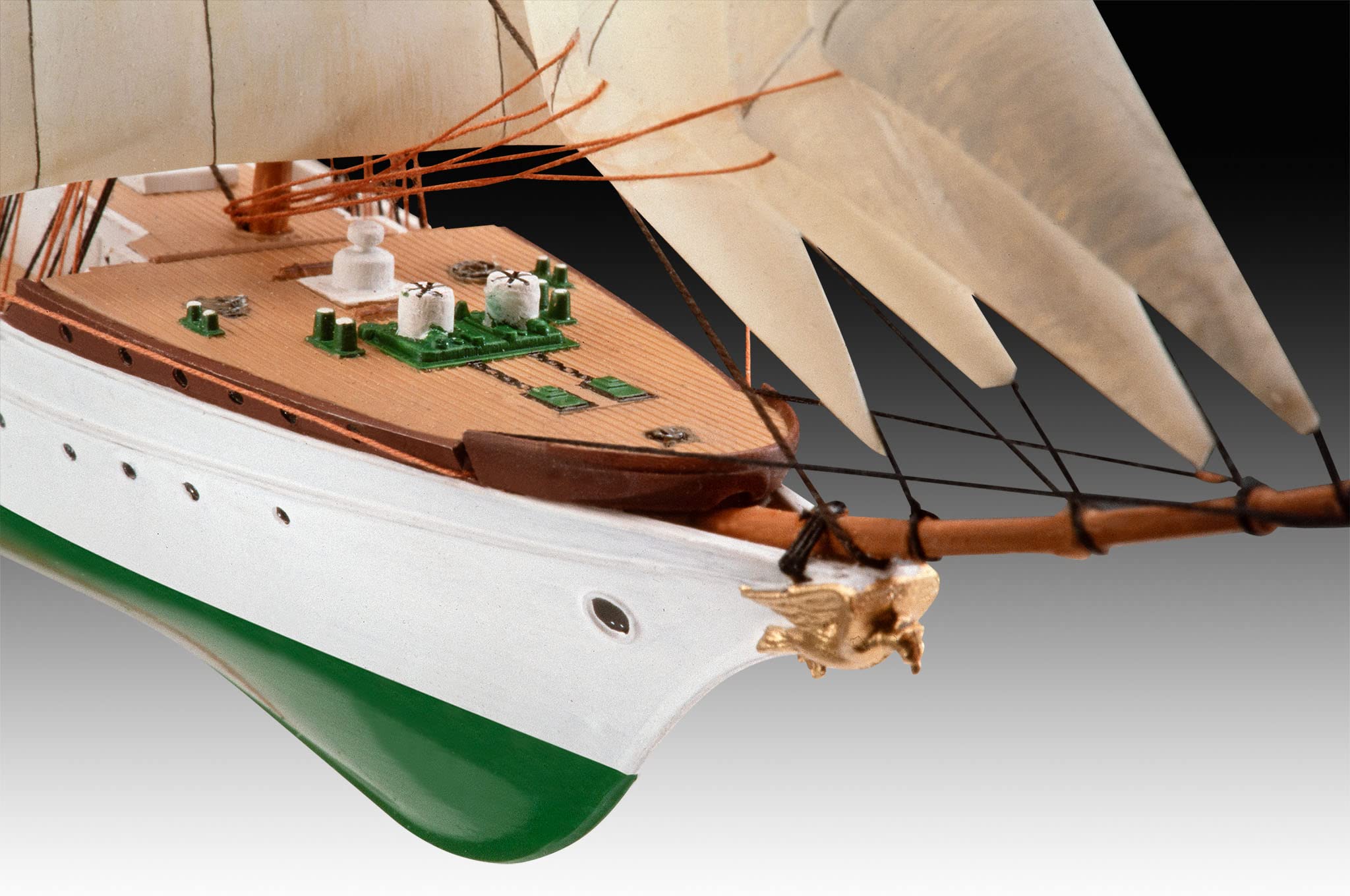 Revell RV05432 1:350 Scale Gorch Fock Unpainted Model Ship Kit - Perfect for Collectors, Hobbyists & Historical Ship Enthusiasts